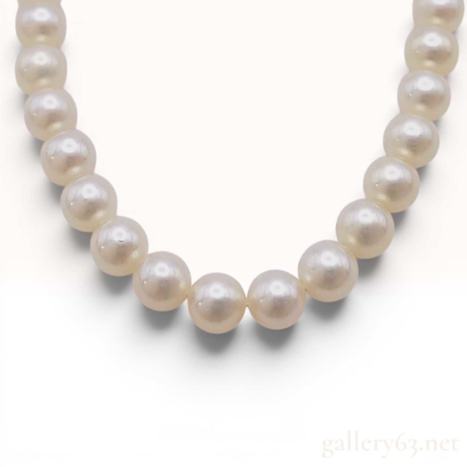 Mikimoto Cultured Pearl Necklace with Silver Clasp