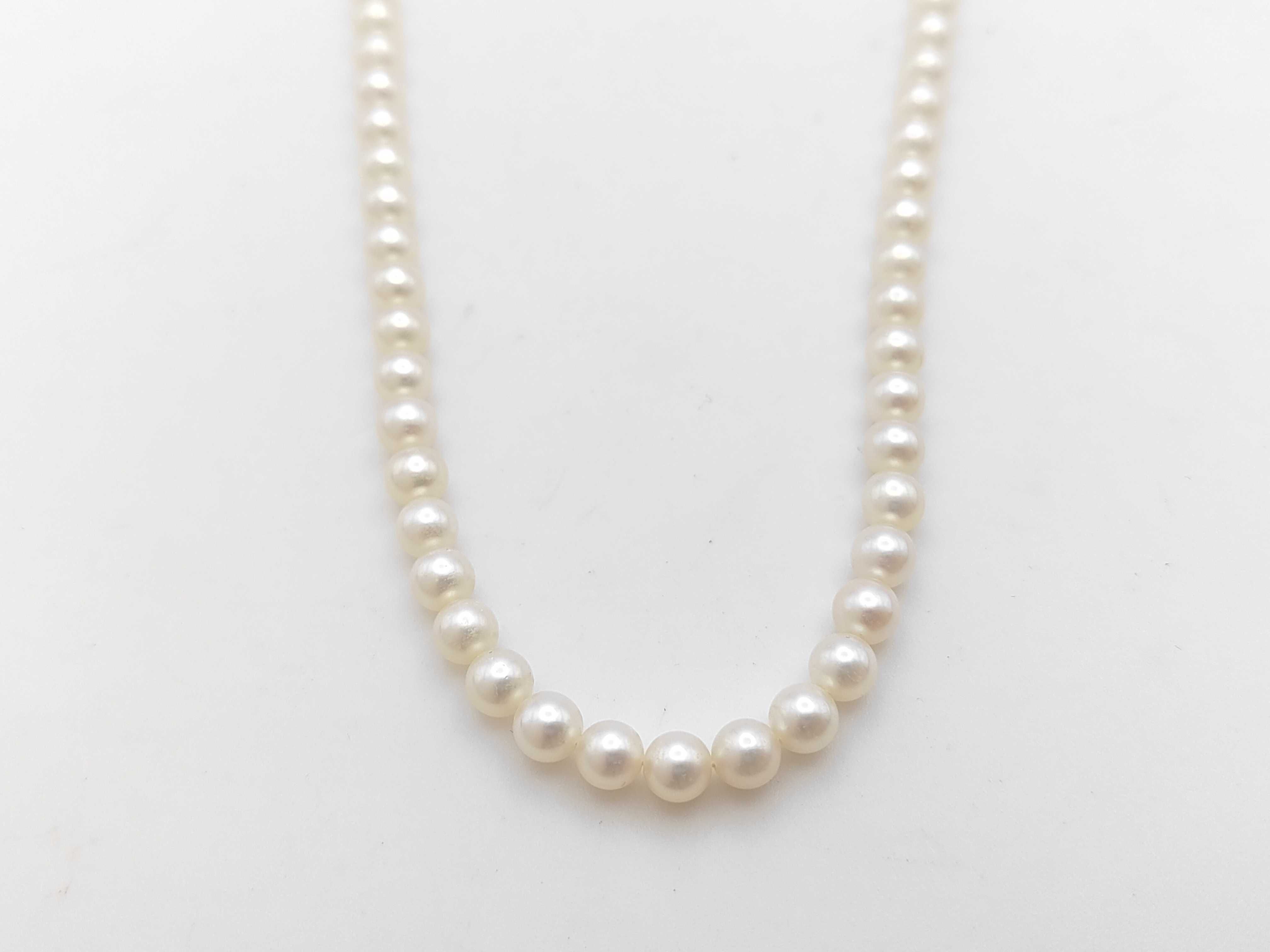 Mikimoto Cultured Pearl Necklace with Silver Clasp