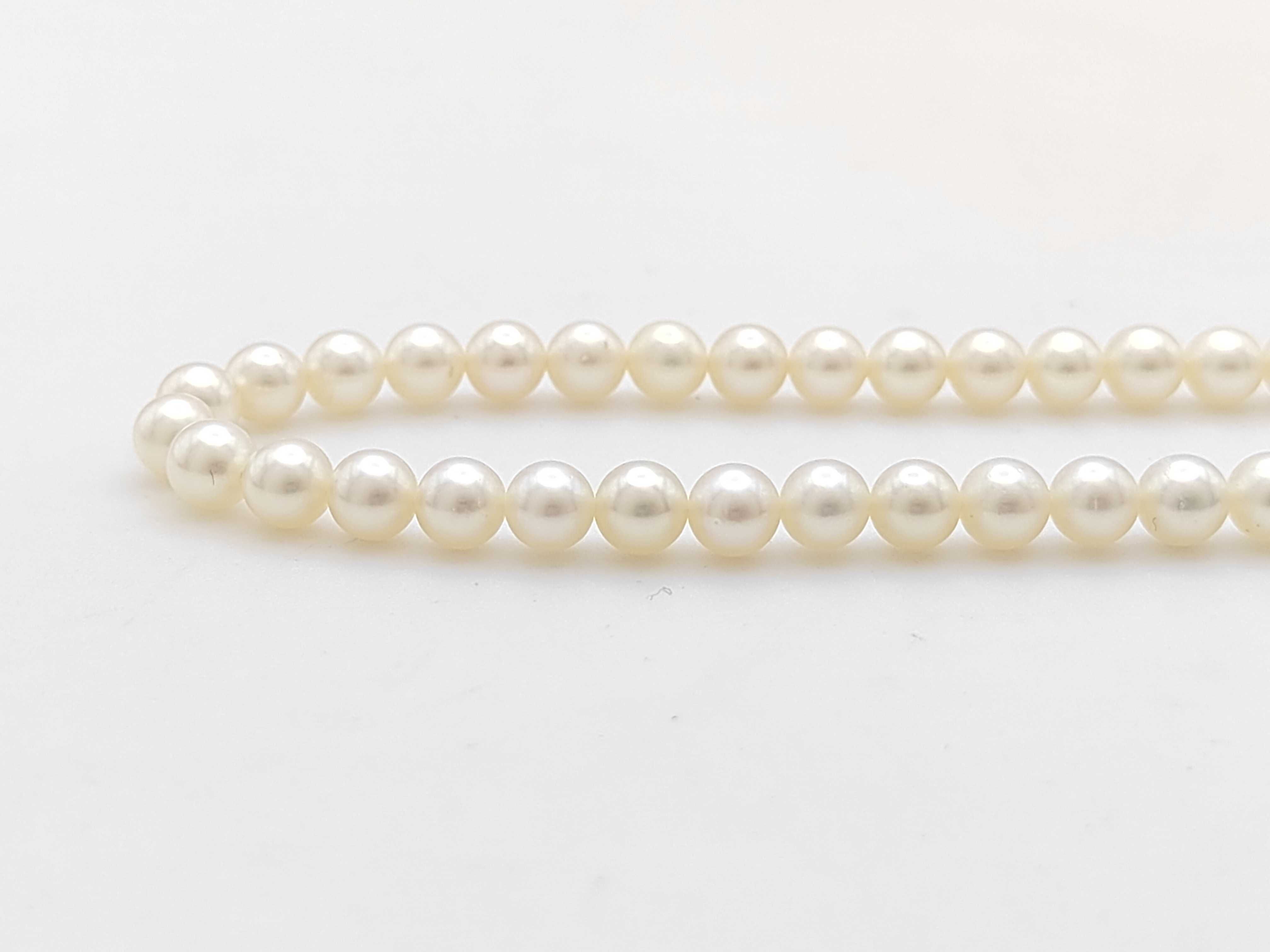 Mikimoto Cultured Pearl Necklace with Silver Clasp