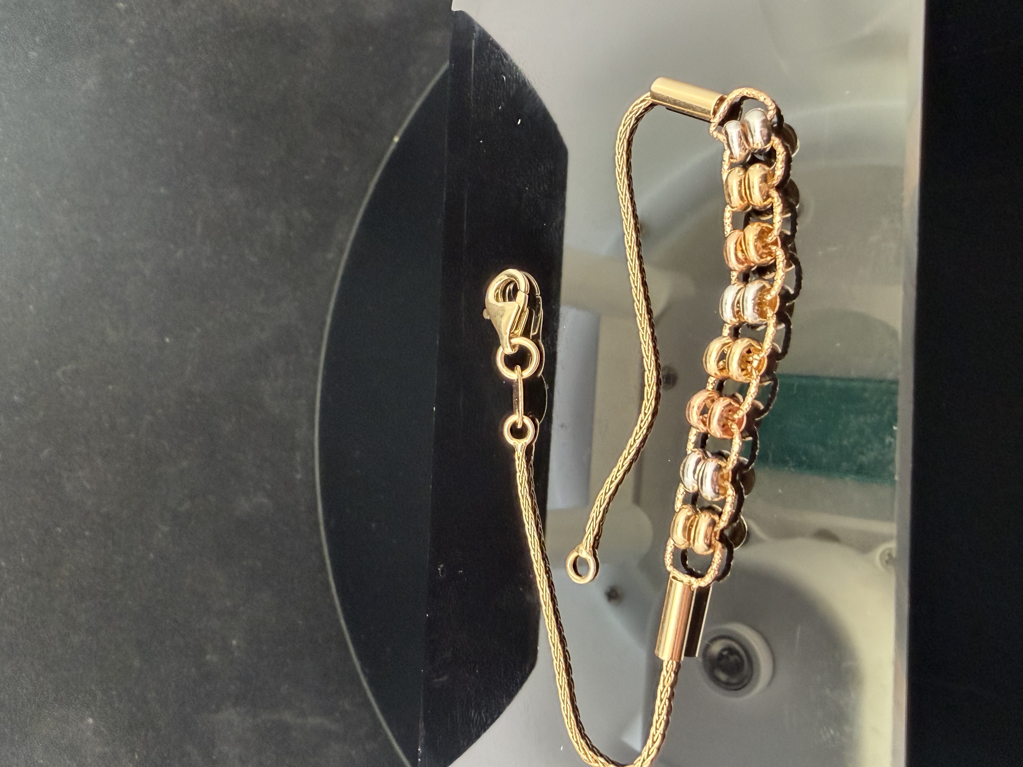 14K Gold Tri-tone Bracelet