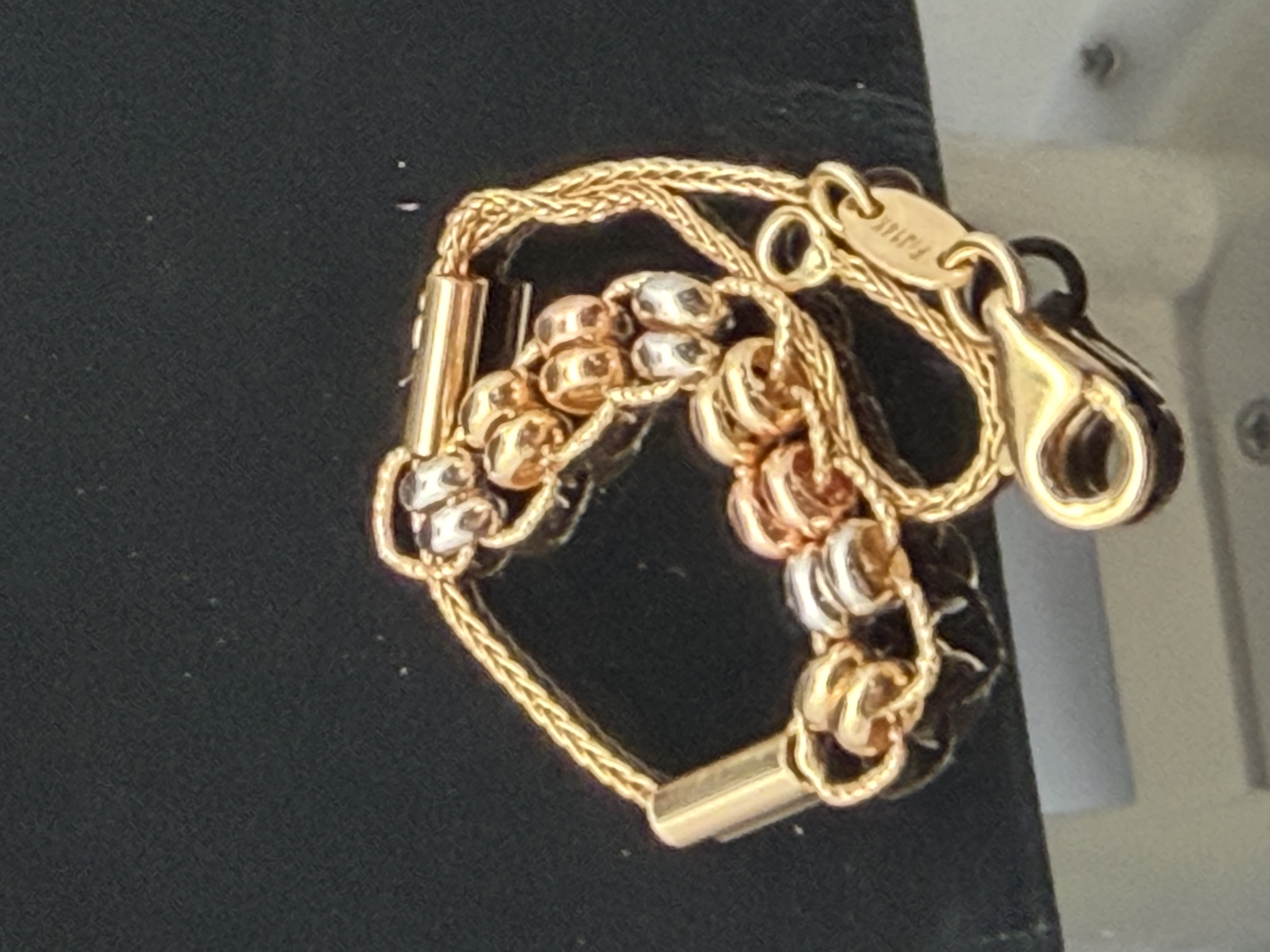 14K Gold Tri-tone Bracelet
