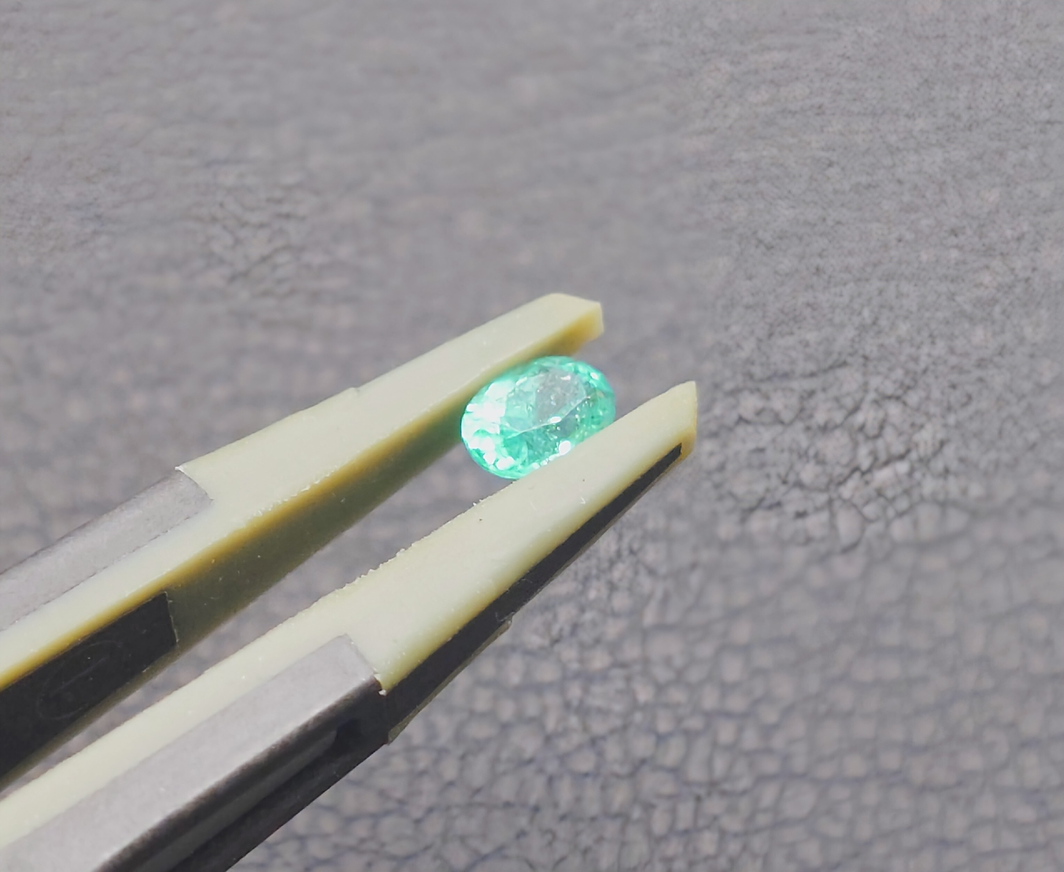 0.18 Carat Greenish Blue Paraiba Tourmaline with GIA Report