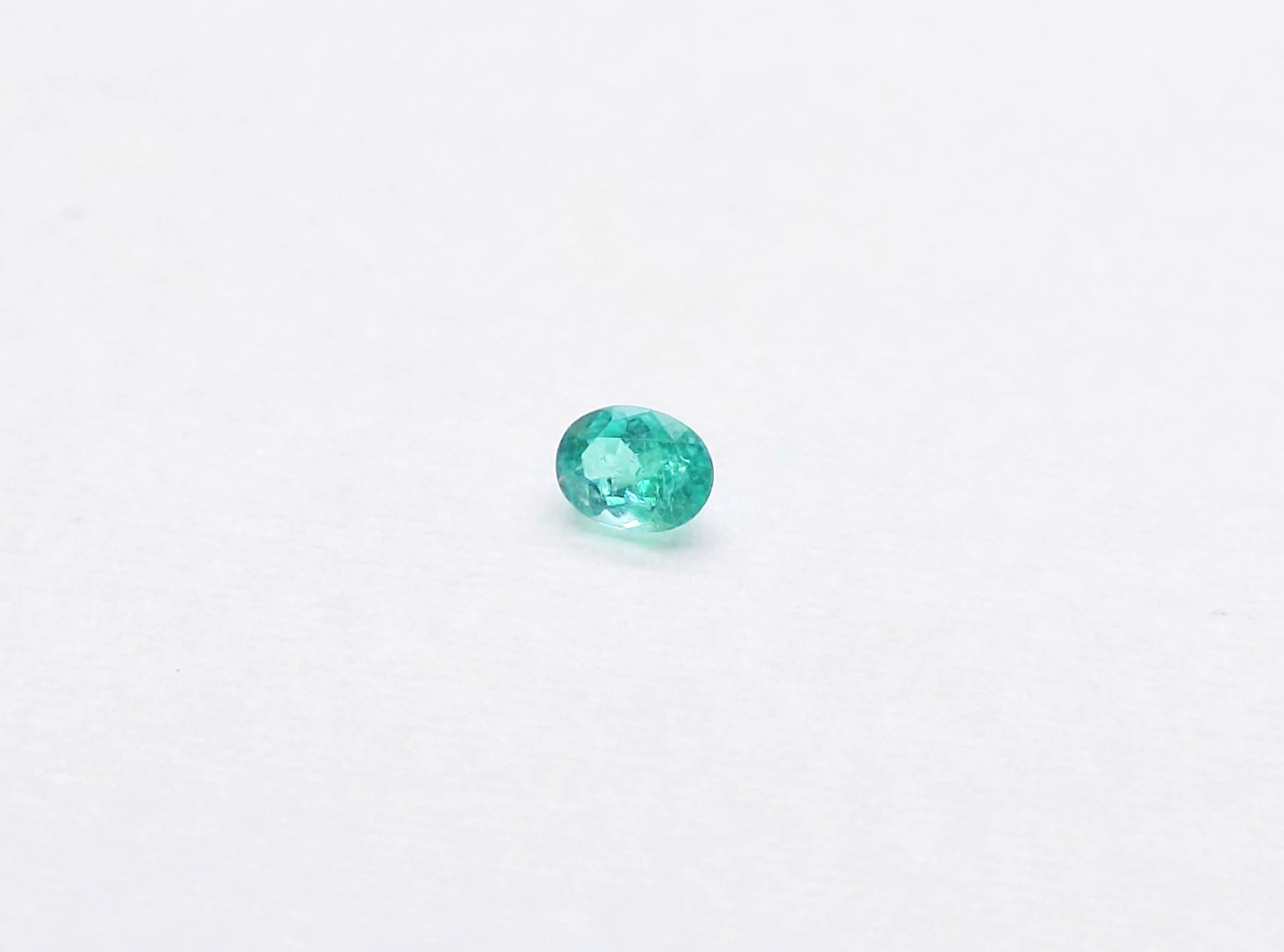0.18 Carat Greenish Blue Paraiba Tourmaline with GIA Report