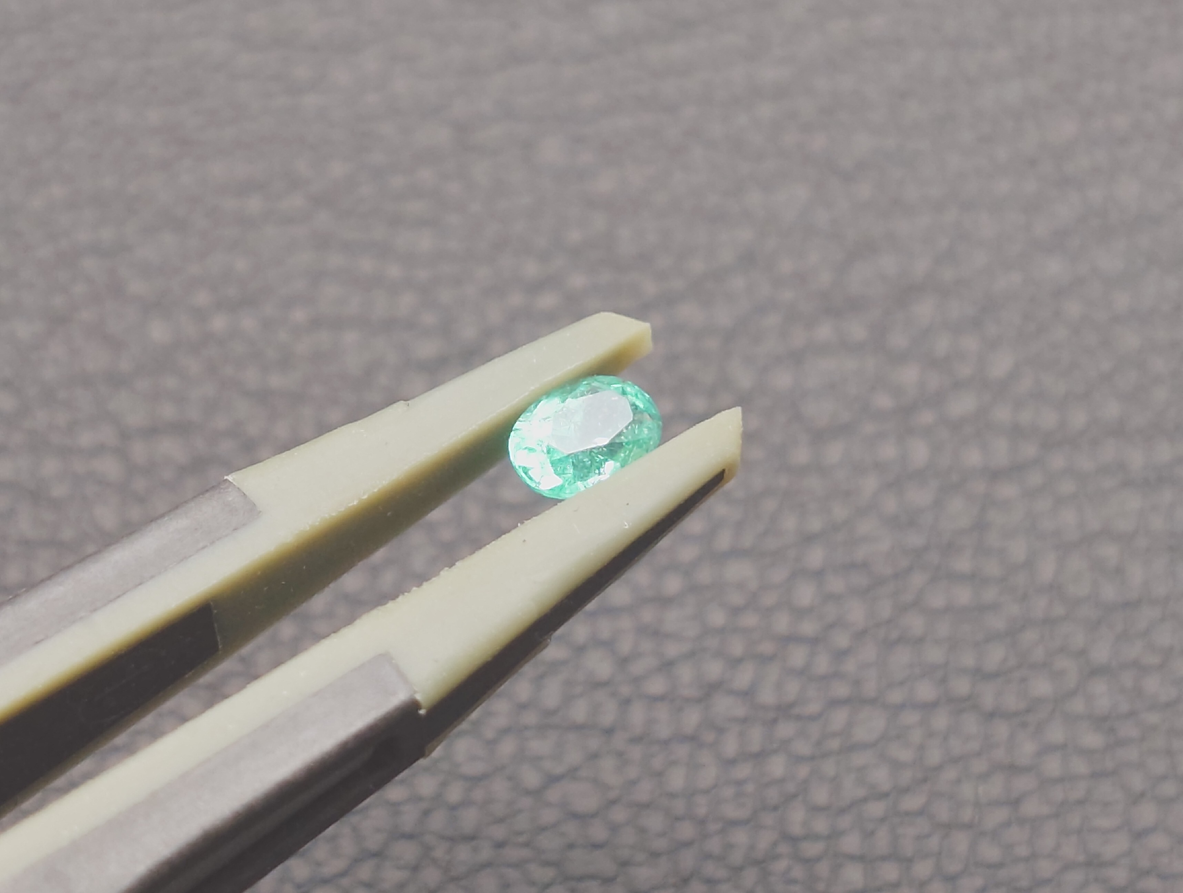 0.18 Carat Greenish Blue Paraiba Tourmaline with GIA Report
