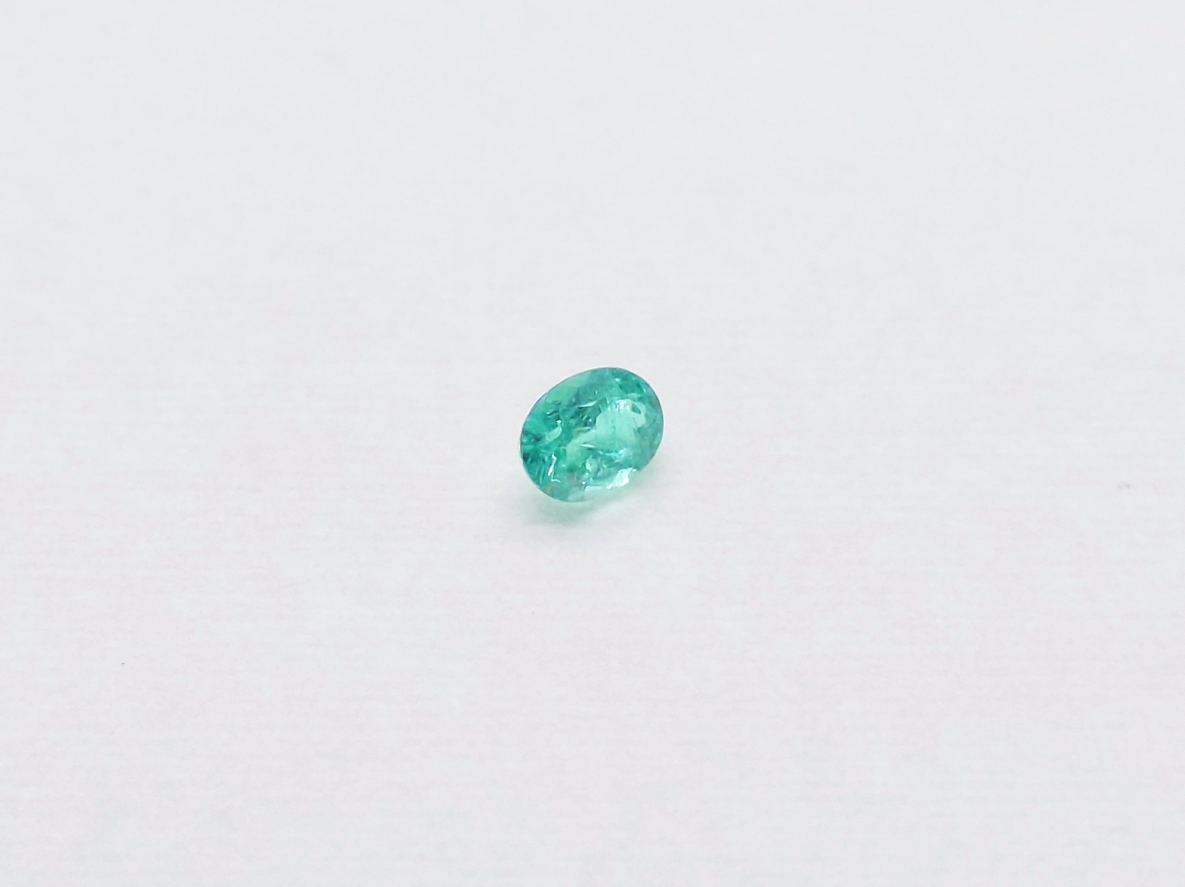 0.18 Carat Greenish Blue Paraiba Tourmaline with GIA Report