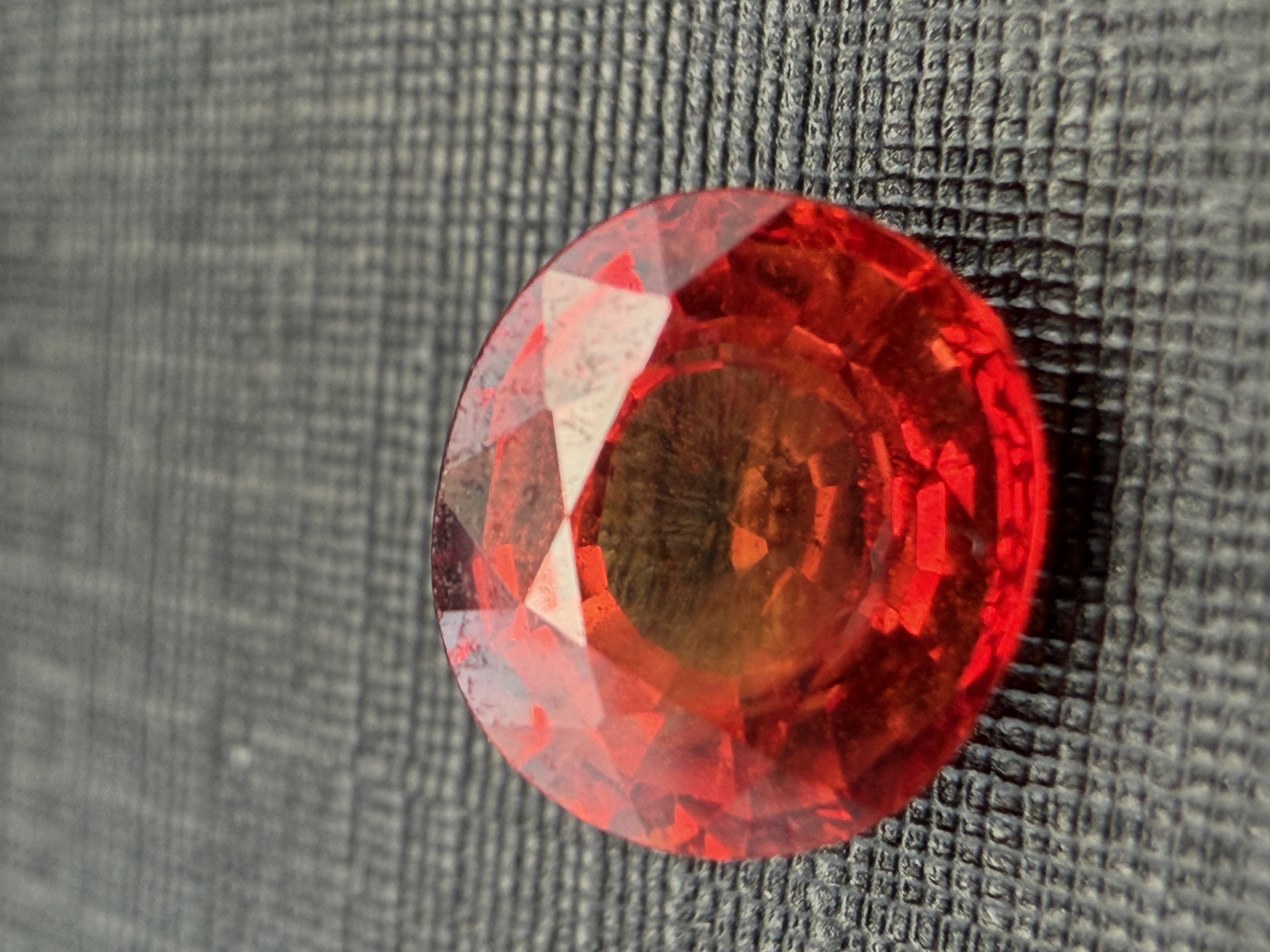 1.50 Carat Loose Certified Natural Orange Sapphire