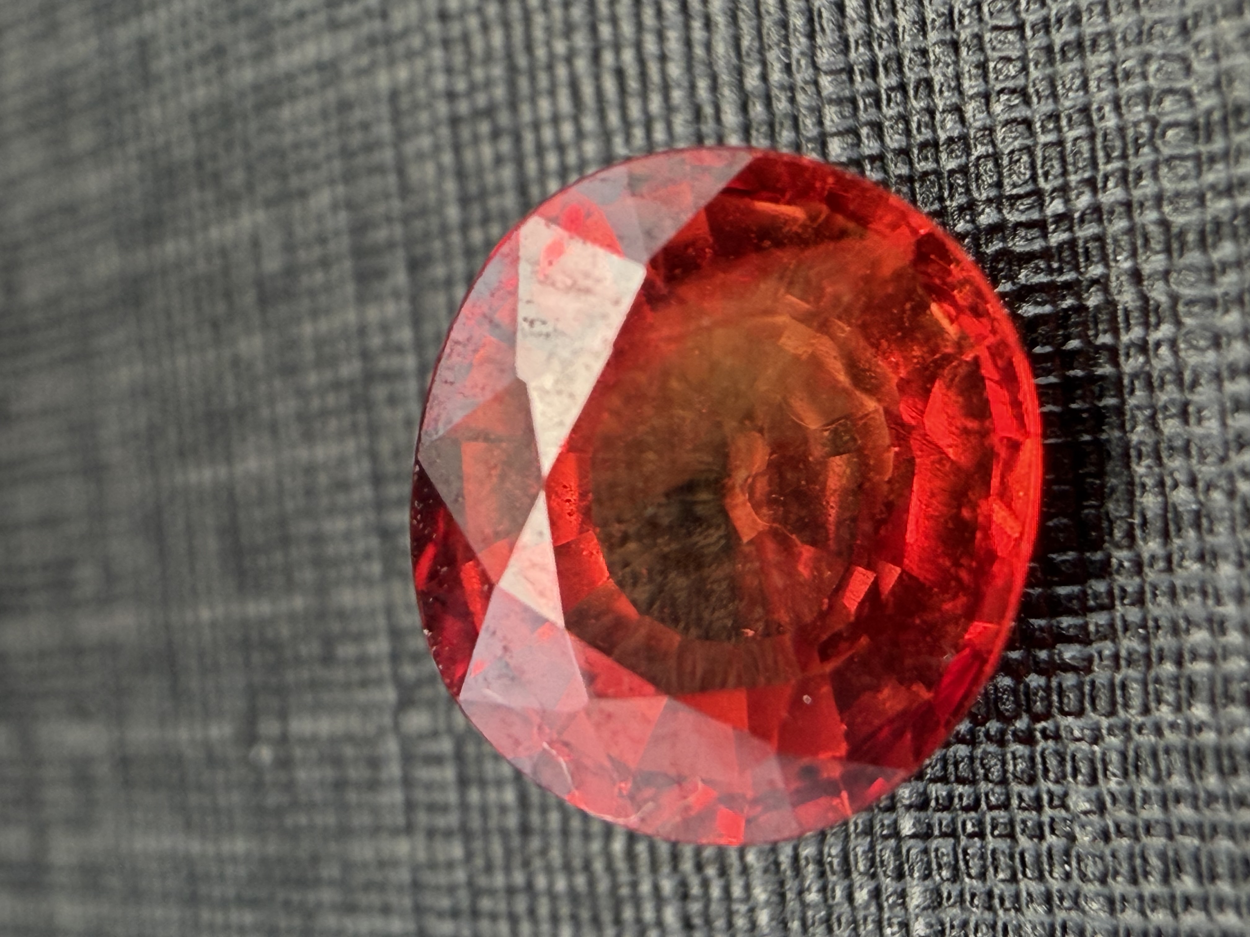 1.50 Carat Loose Certified Natural Orange Sapphire