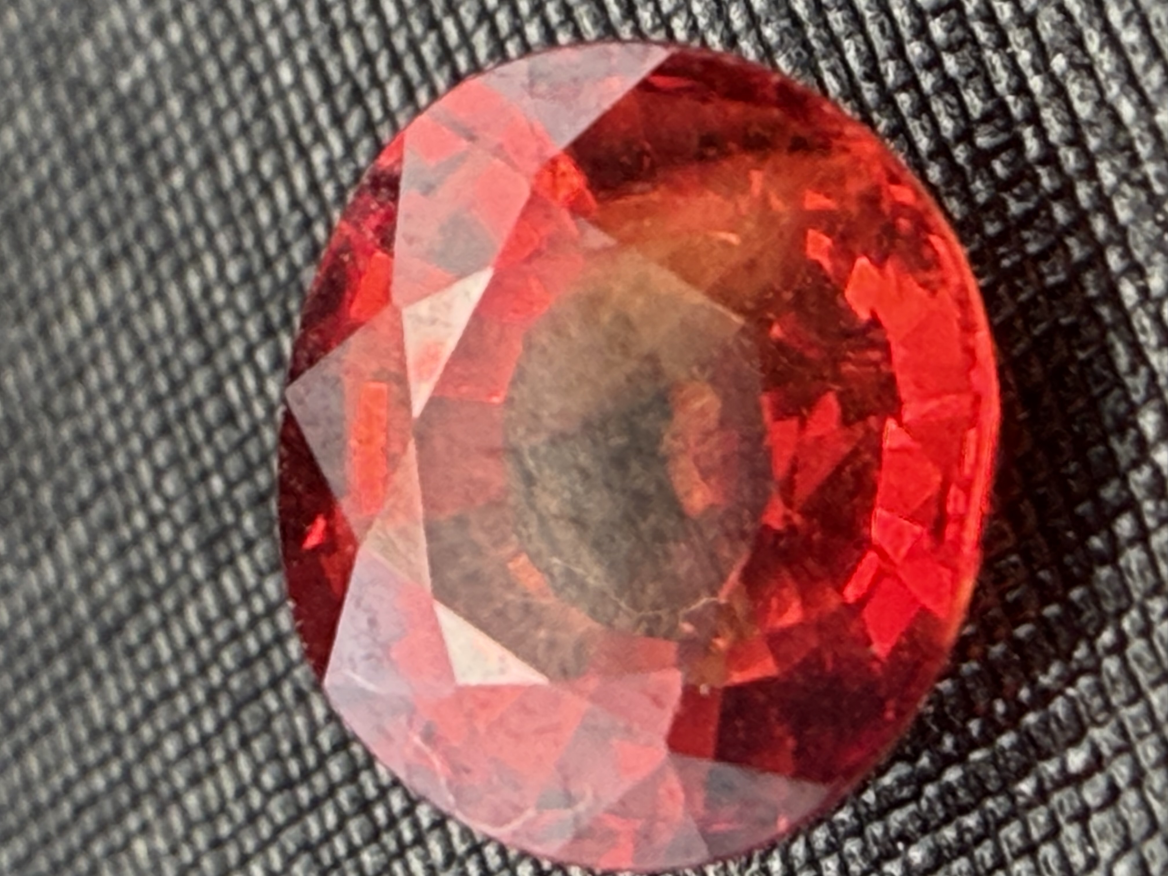 1.50 Carat Loose Certified Natural Orange Sapphire