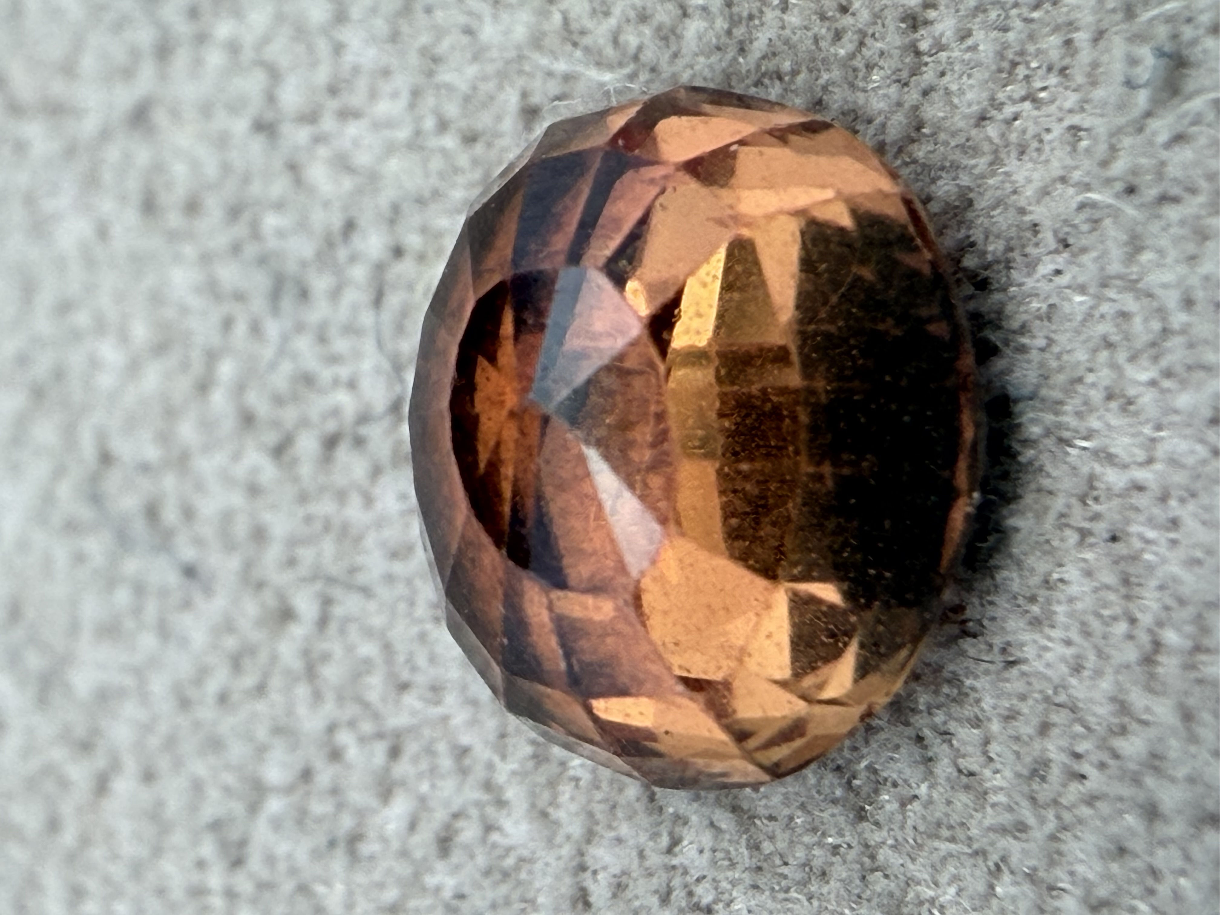 1.54 Carat Natural Certified Orange Sapphire