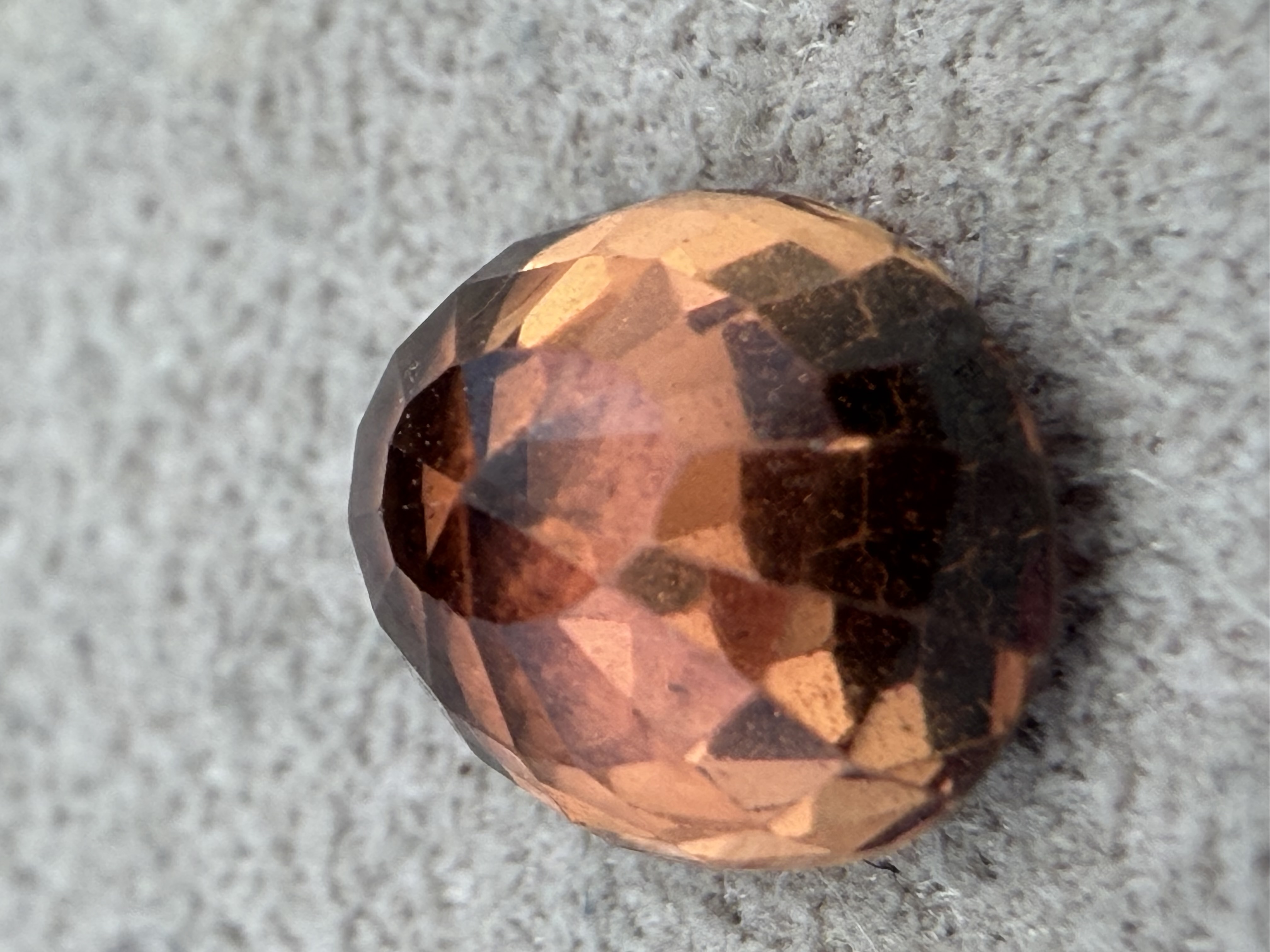 1.54 Carat Natural Certified Orange Sapphire