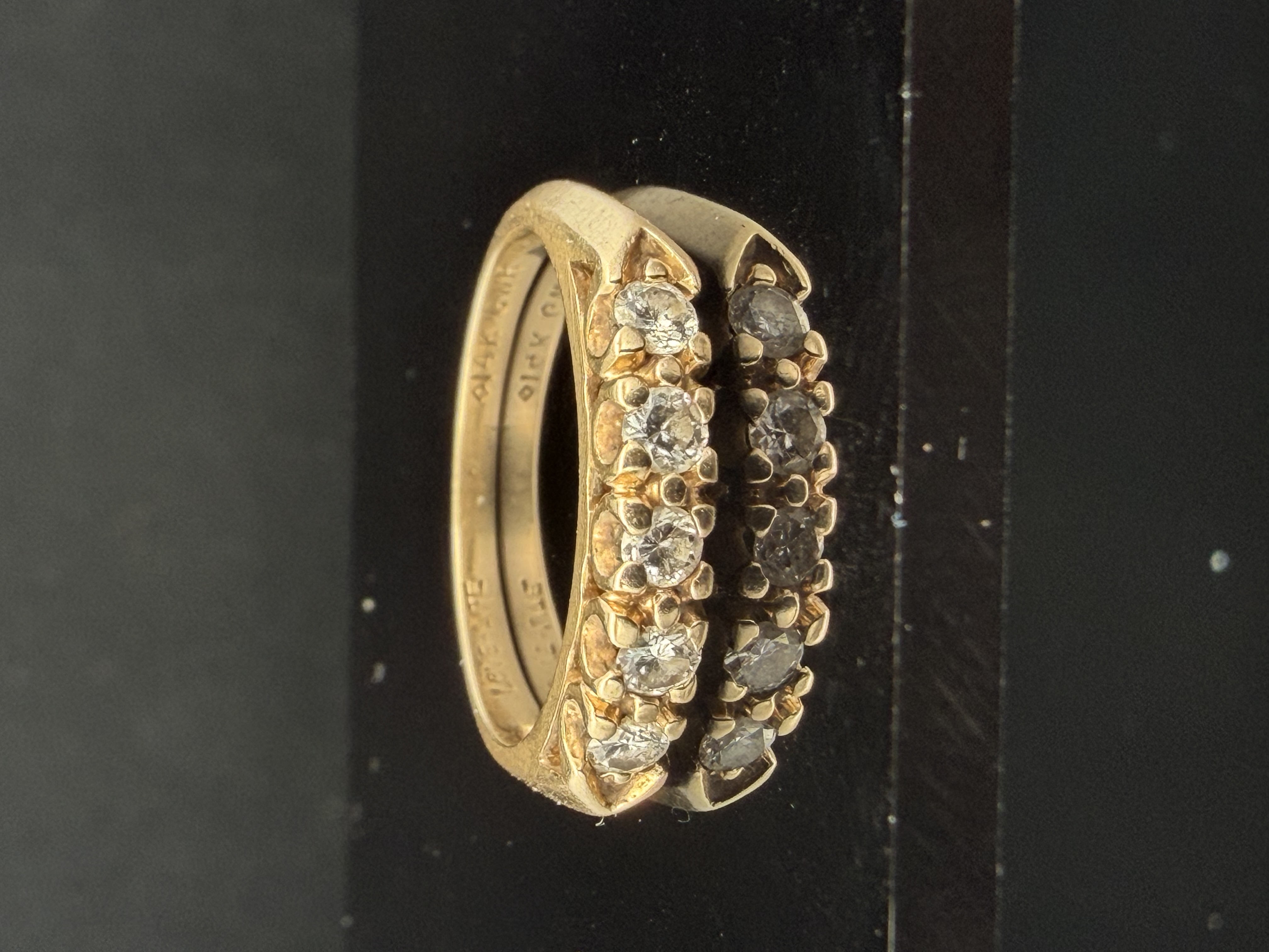 14K Yellow Gold Diamond Ring