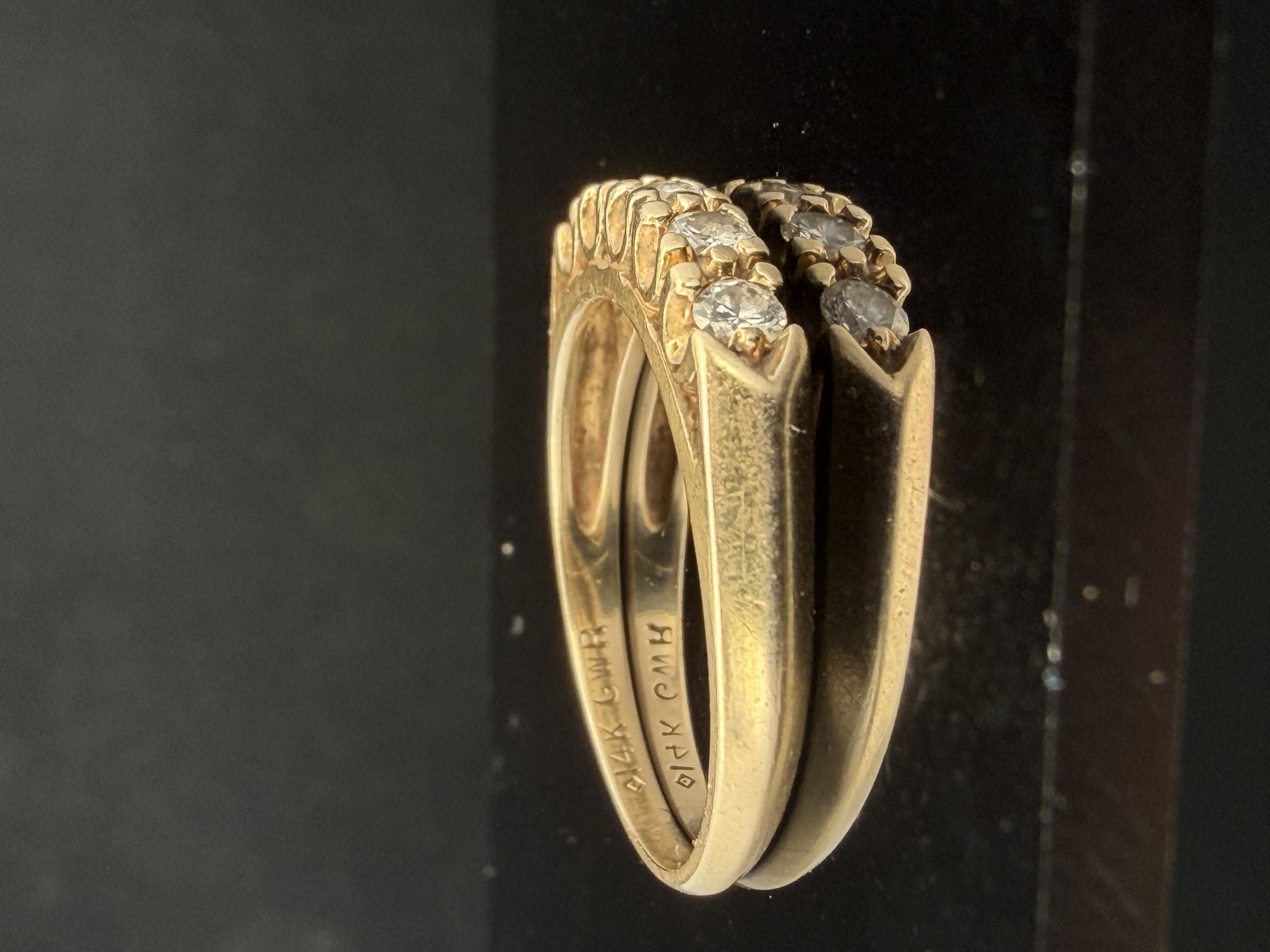 14K Yellow Gold Diamond Ring