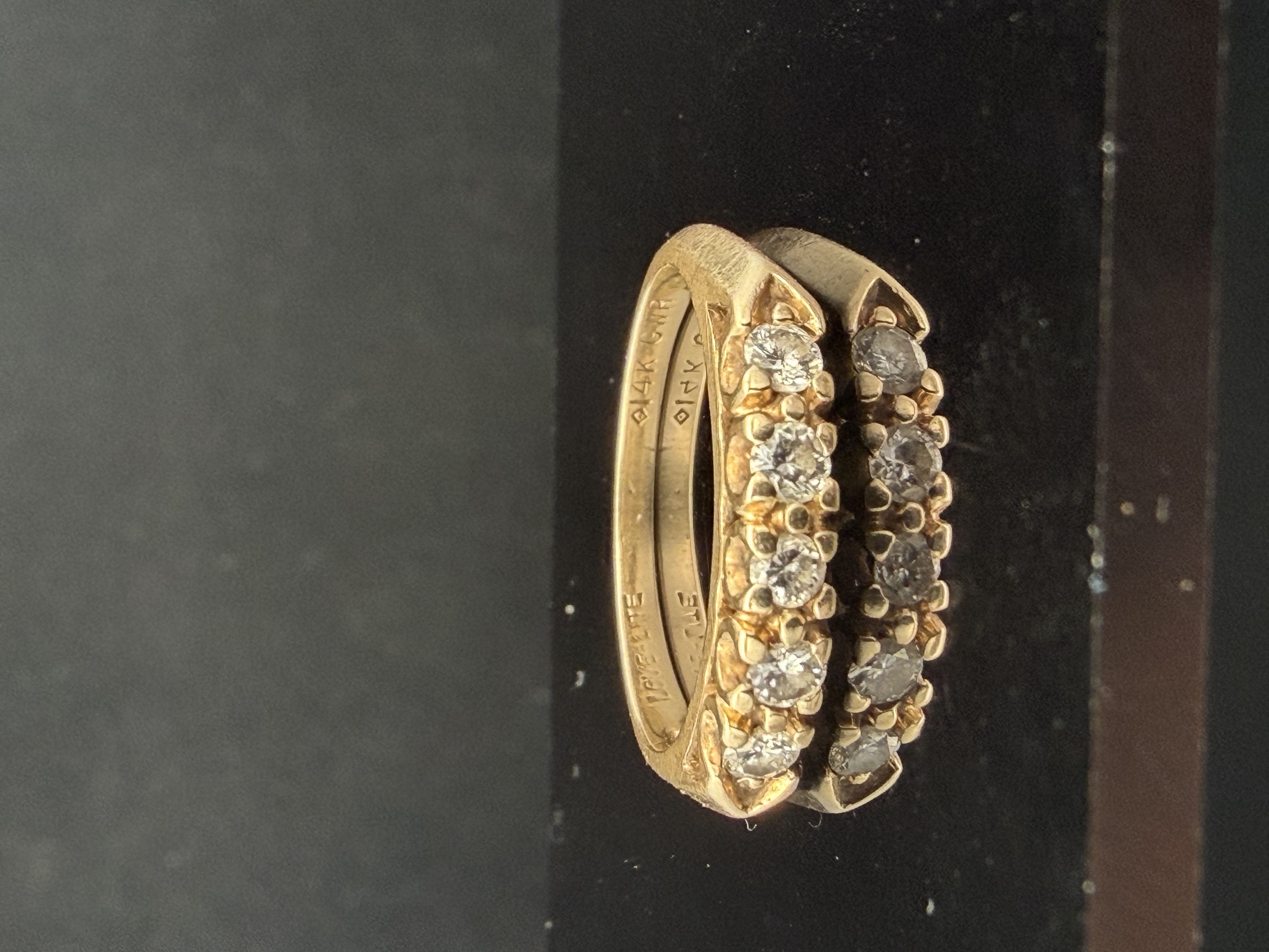 14K Yellow Gold Diamond Ring