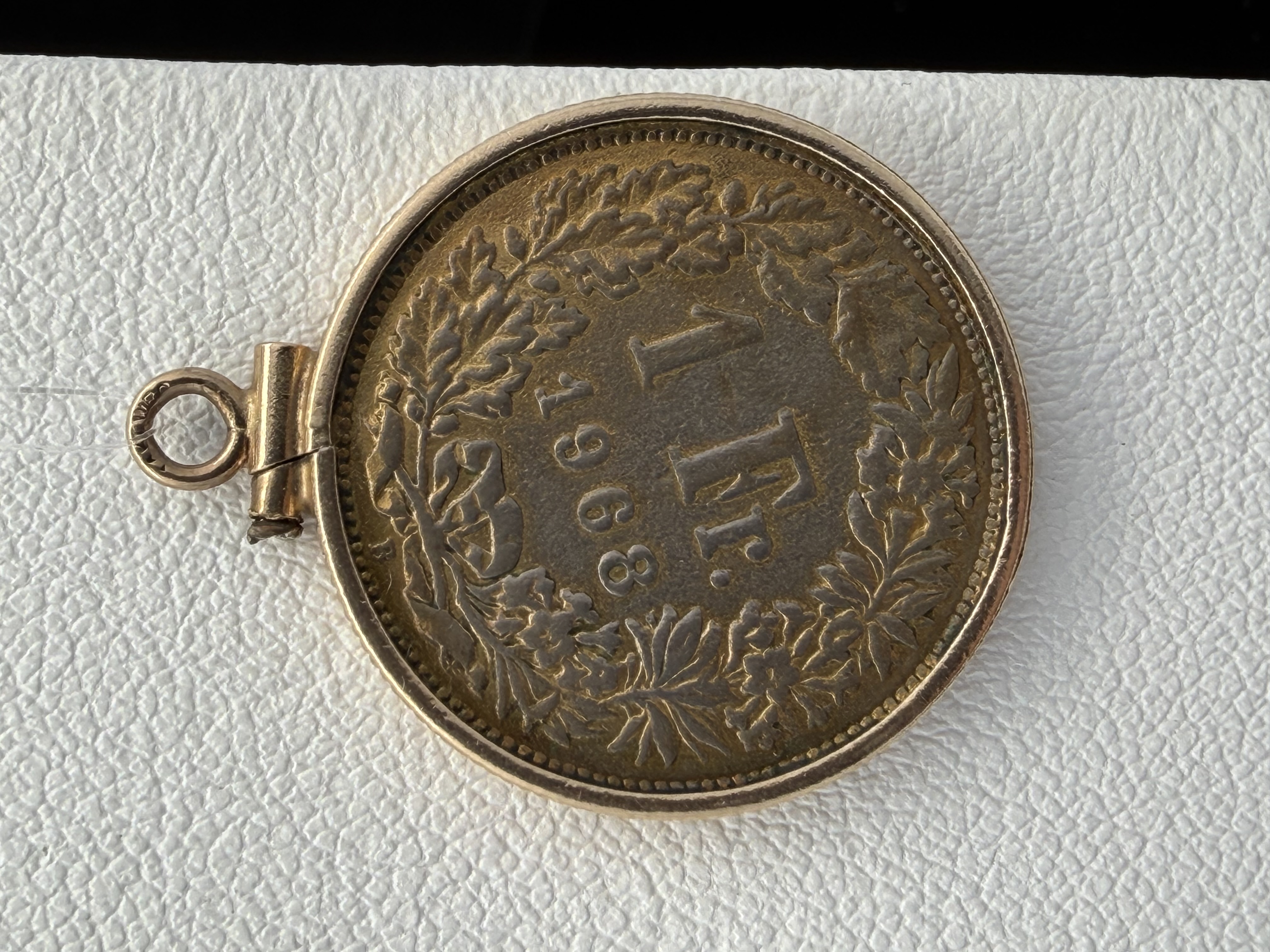 10K Gold Coin Pendant