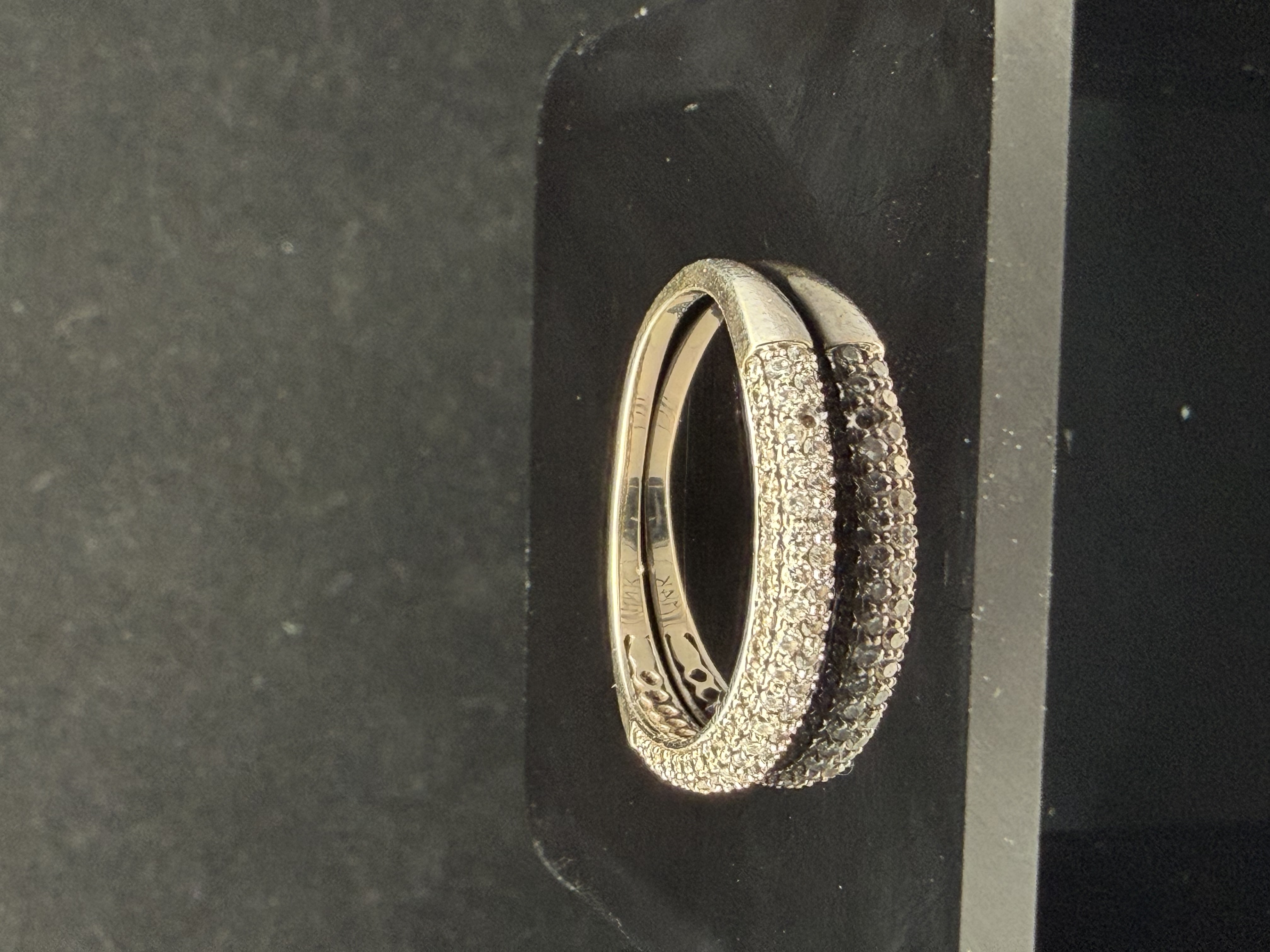 14K White Gold Diamond Ring