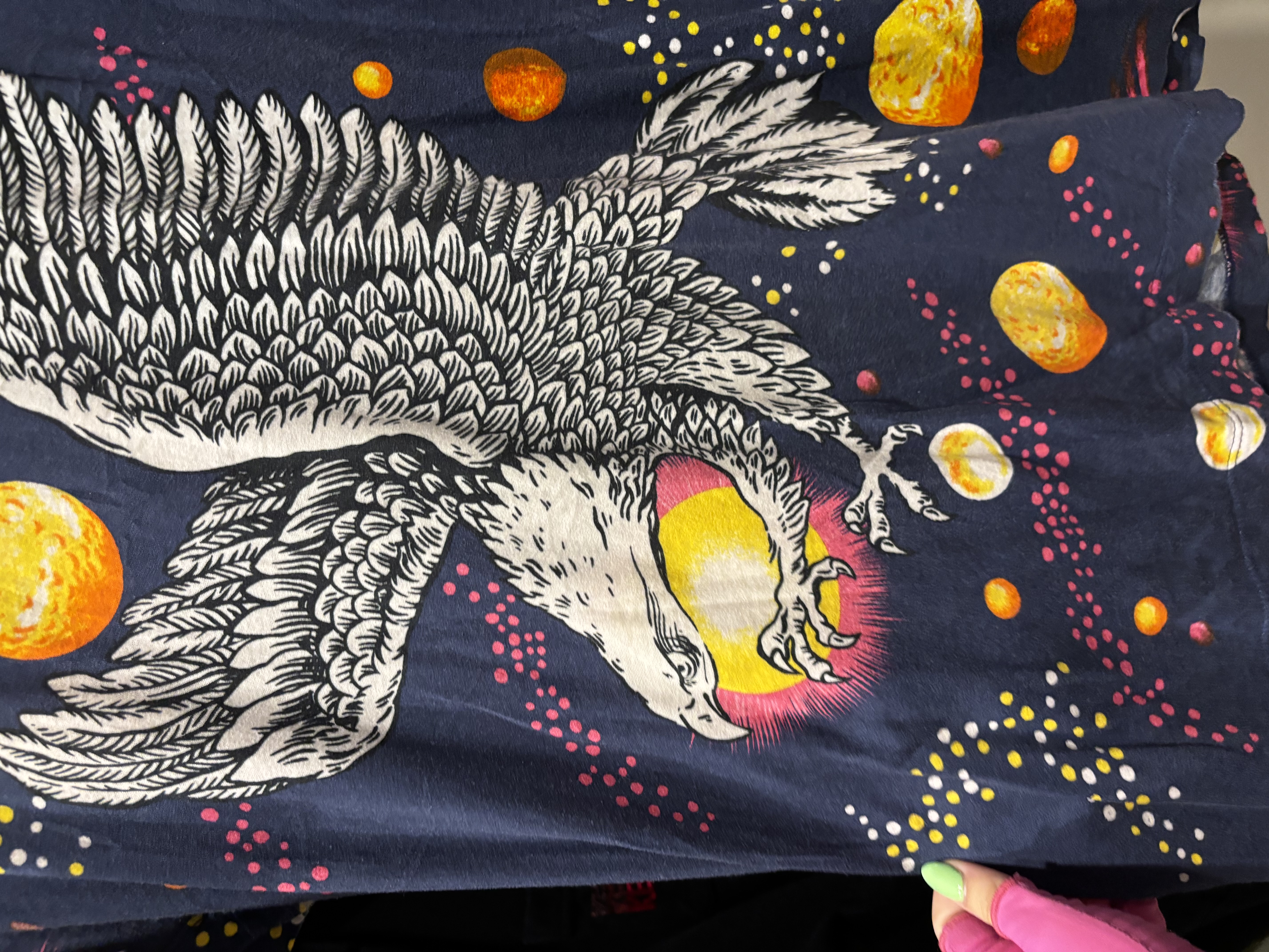 Gucci Space Eagle Printed Cotton T-Shirt