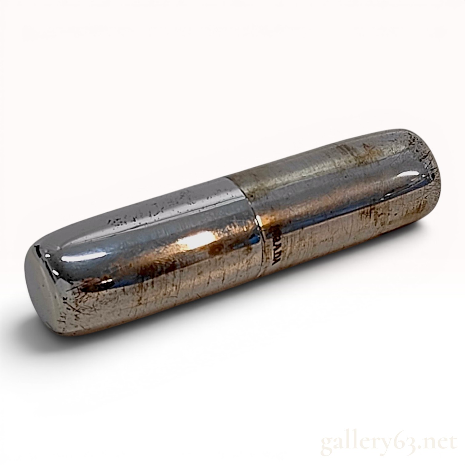Prada Silver-Tone Metal Travel Corkscrew with Saffiano Leather Case