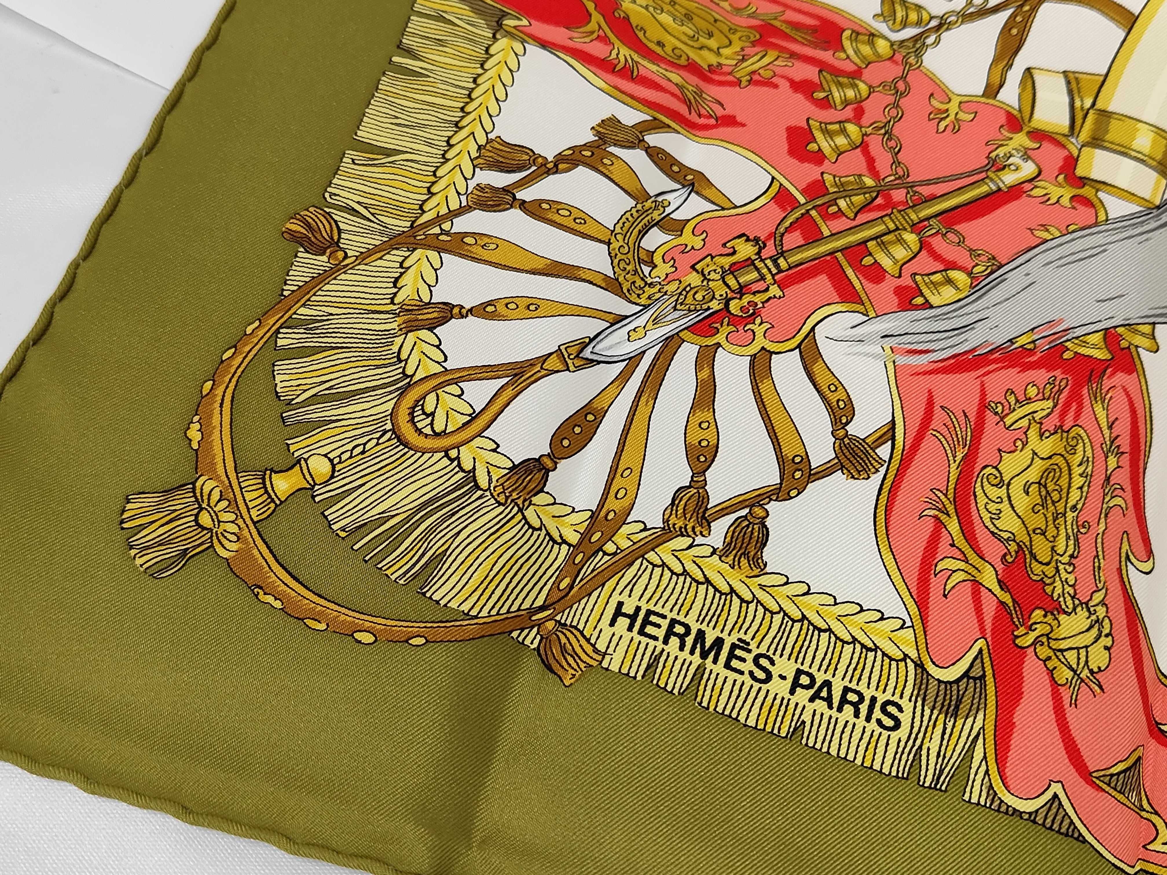 Hermès Caparaçons de la France et de l'Inde Silk Scarf