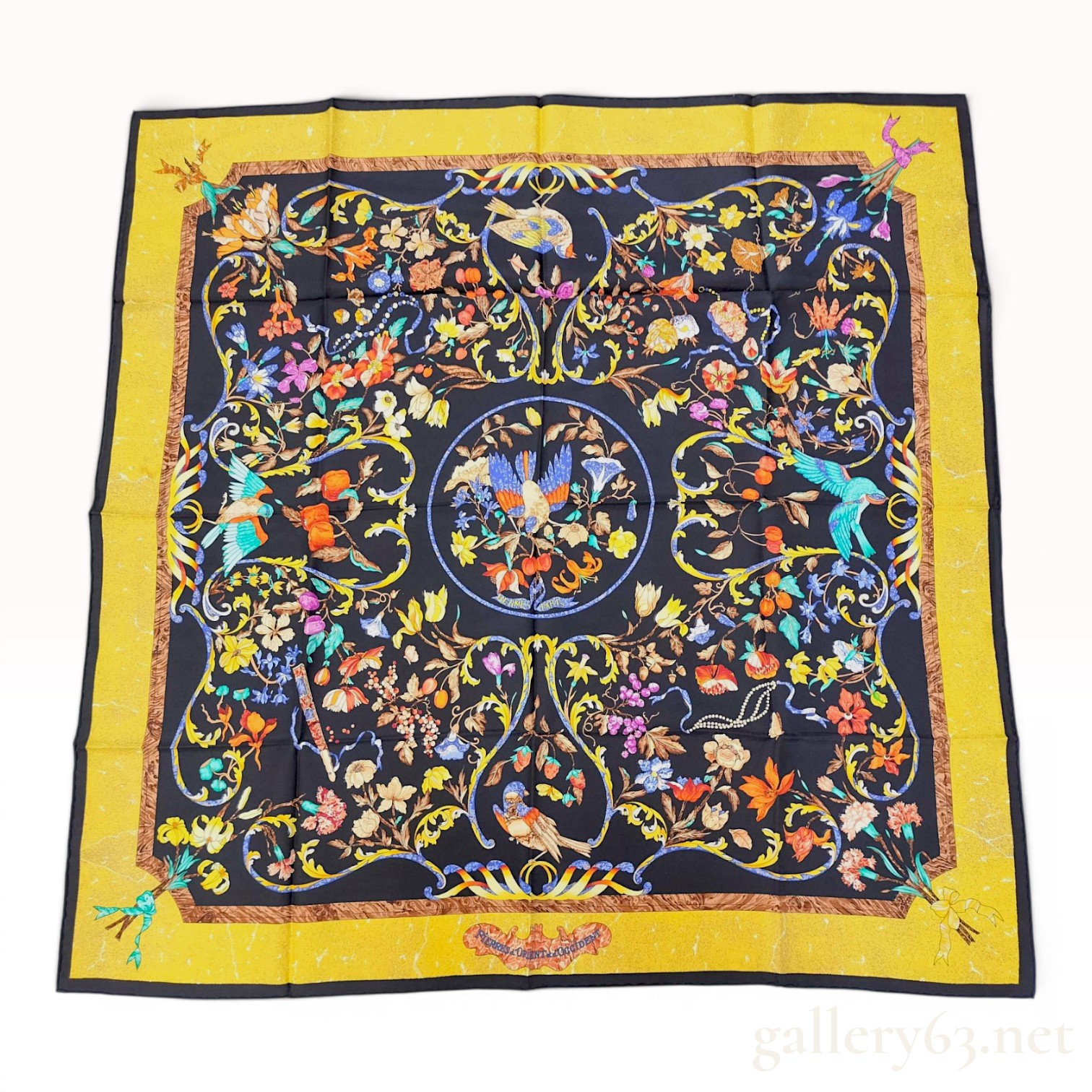 Hermès Pierres d'Orient et d'Occident Silk Scarf by Zoe Pauwels
