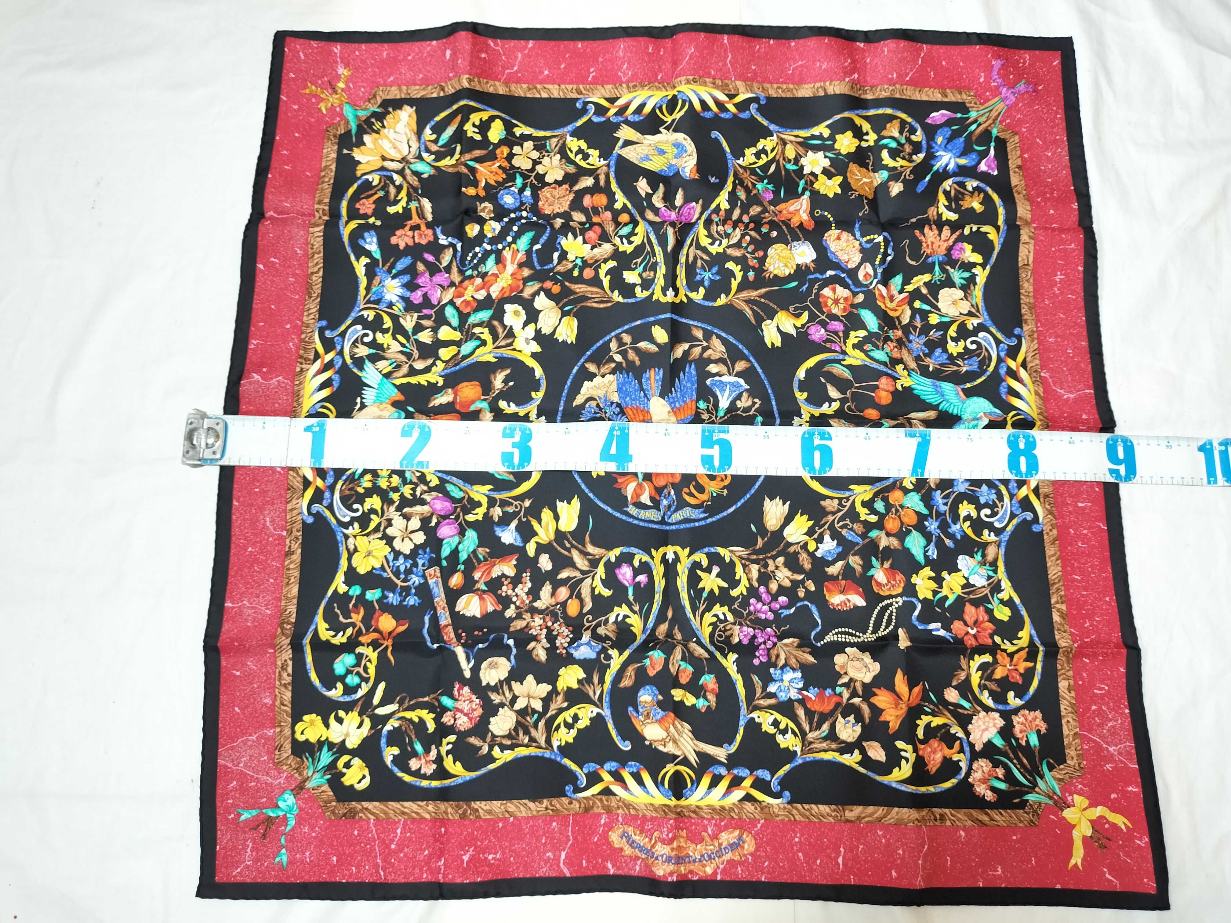 Hermès Pierres d'Orient et d'Occident 90cm Silk Scarf by Zoe Pauwels