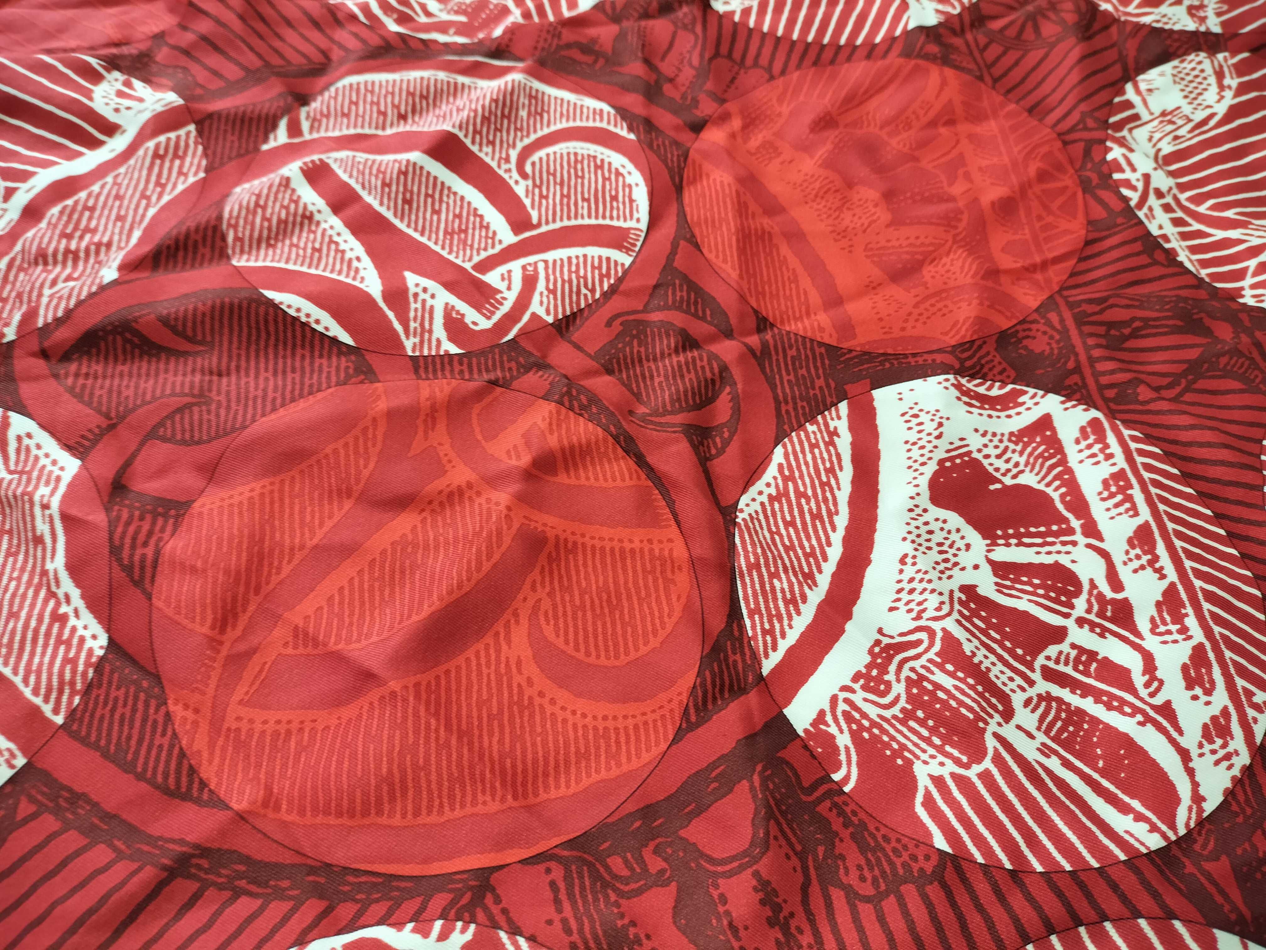 Hermès Suite et Poursuite Silk Scarf