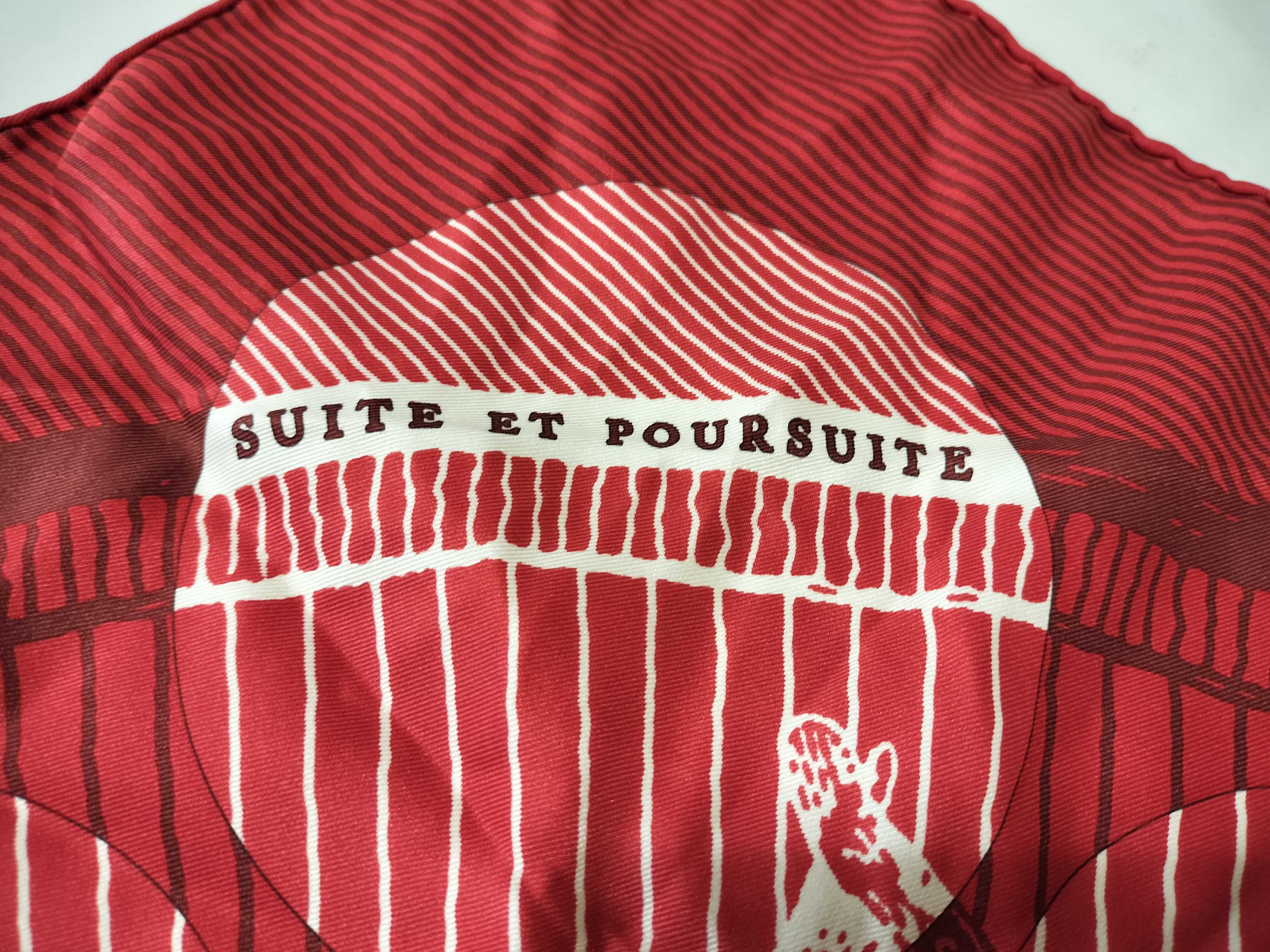 Hermès Suite et Poursuite Silk Scarf