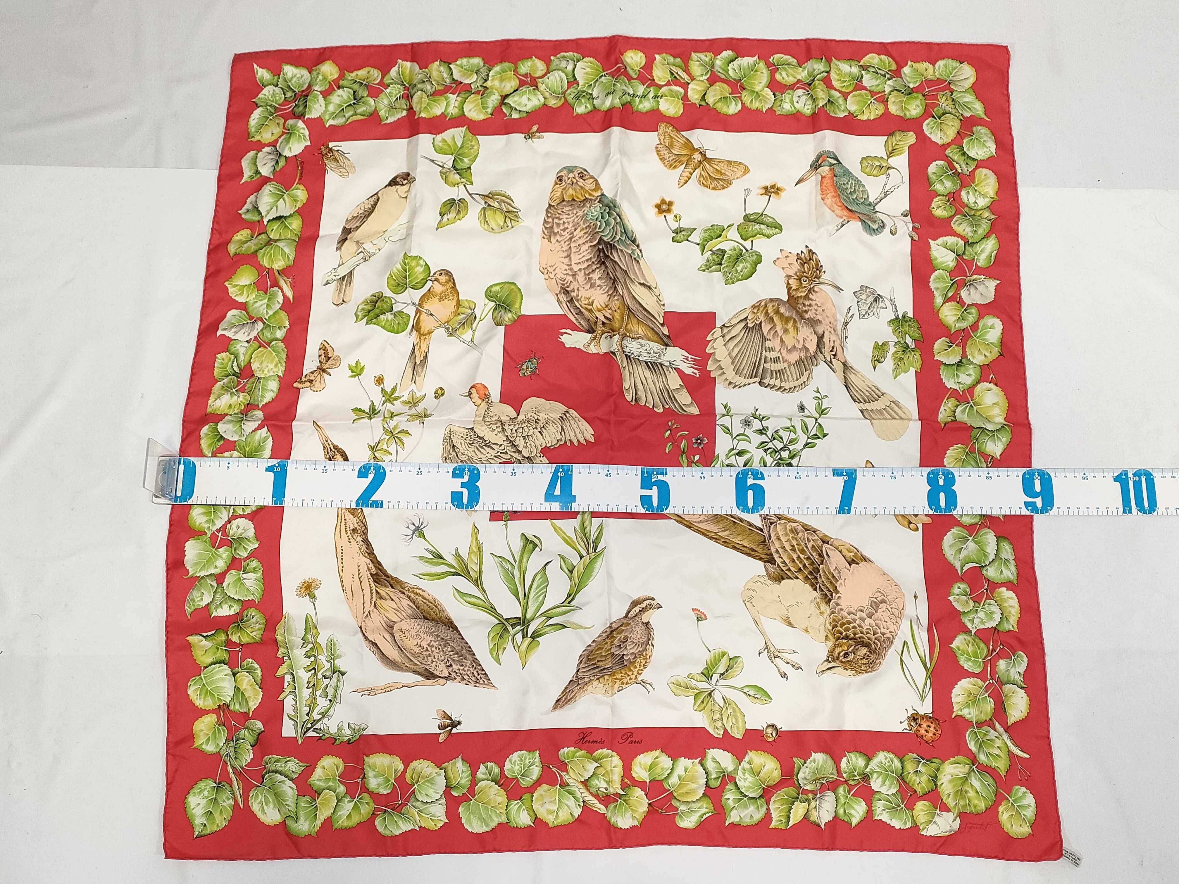 Hermès La Vie au Grand Air Silk Scarf by Jean-Louis Jaguet