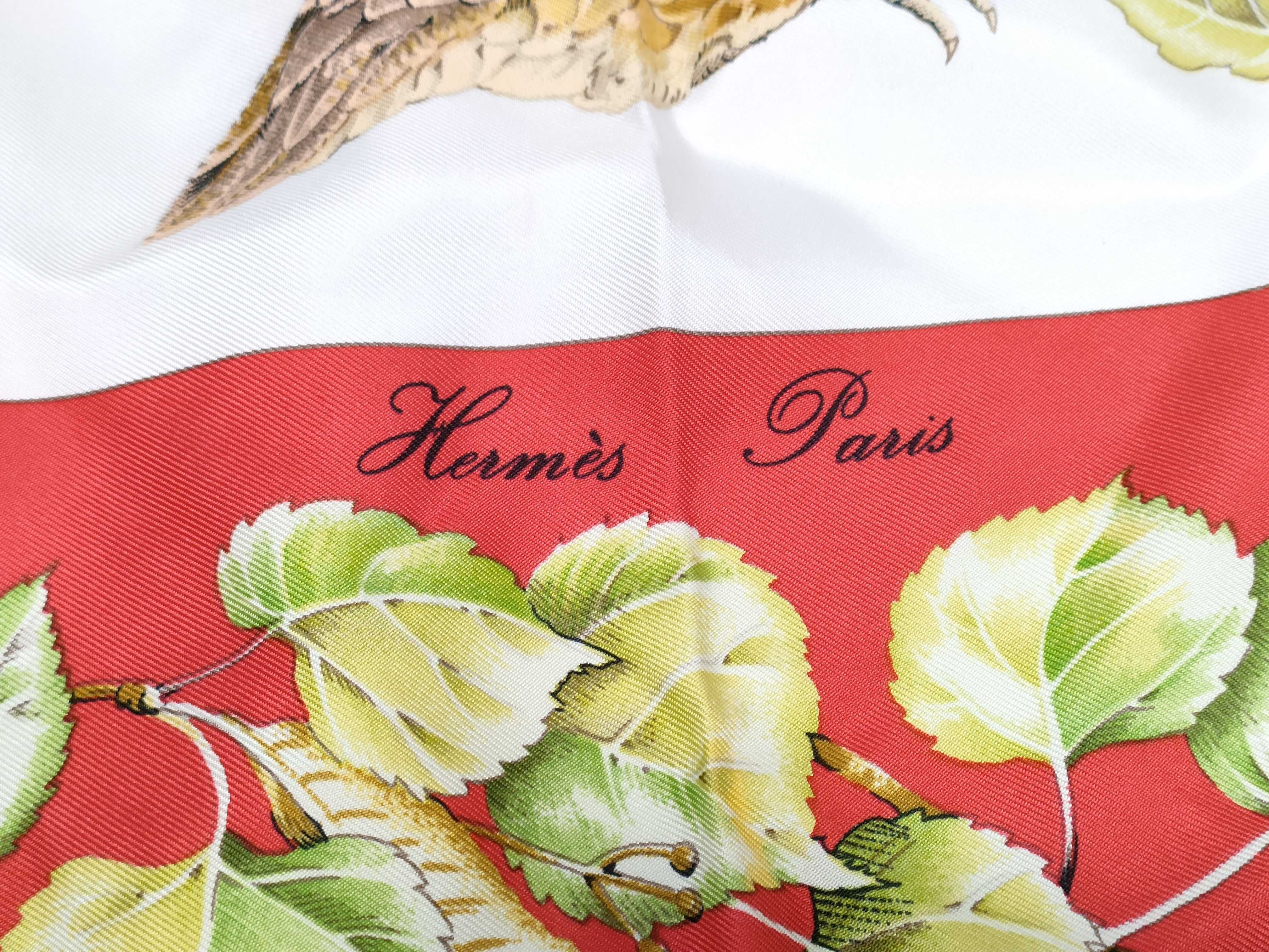 Hermès La Vie au Grand Air Silk Scarf by Jean-Louis Jaguet