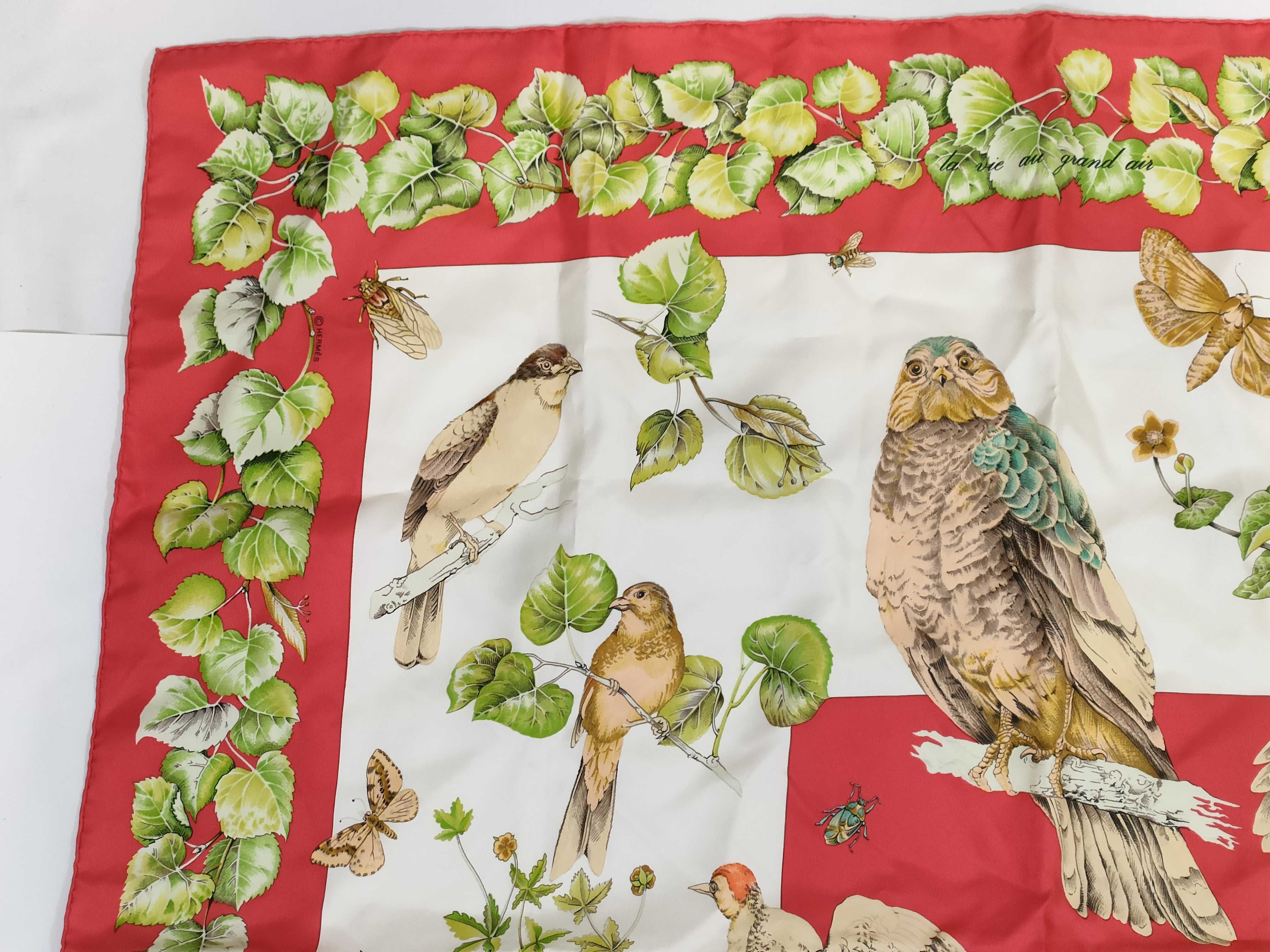Hermès La Vie au Grand Air Silk Scarf by Jean-Louis Jaguet