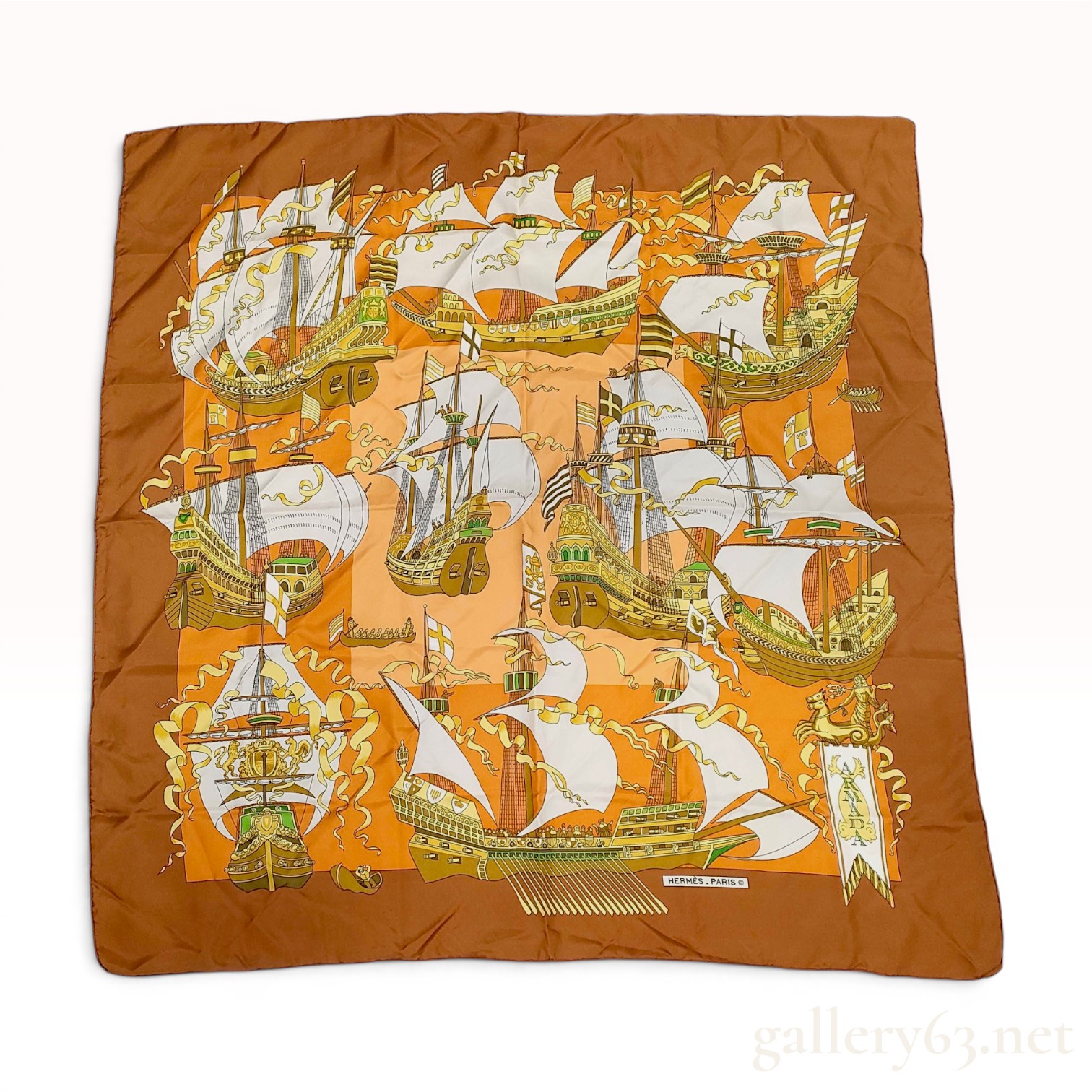 Hermès Silk Carré 90 Scarf in Armada Pattern