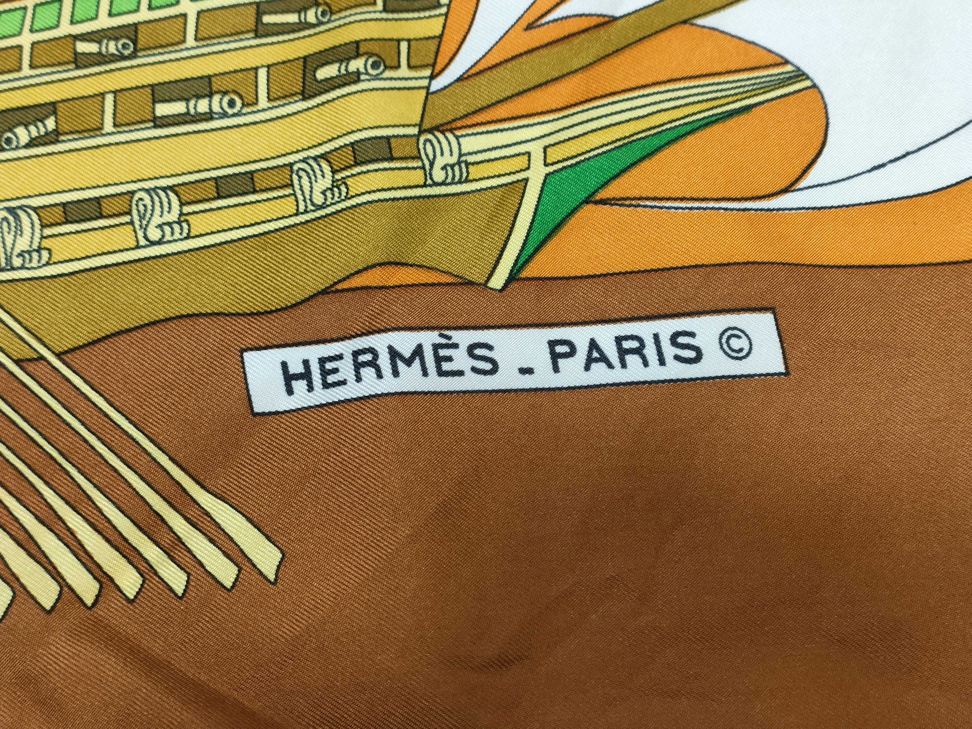 Hermès Silk Carré 90 Scarf in Armada Pattern
