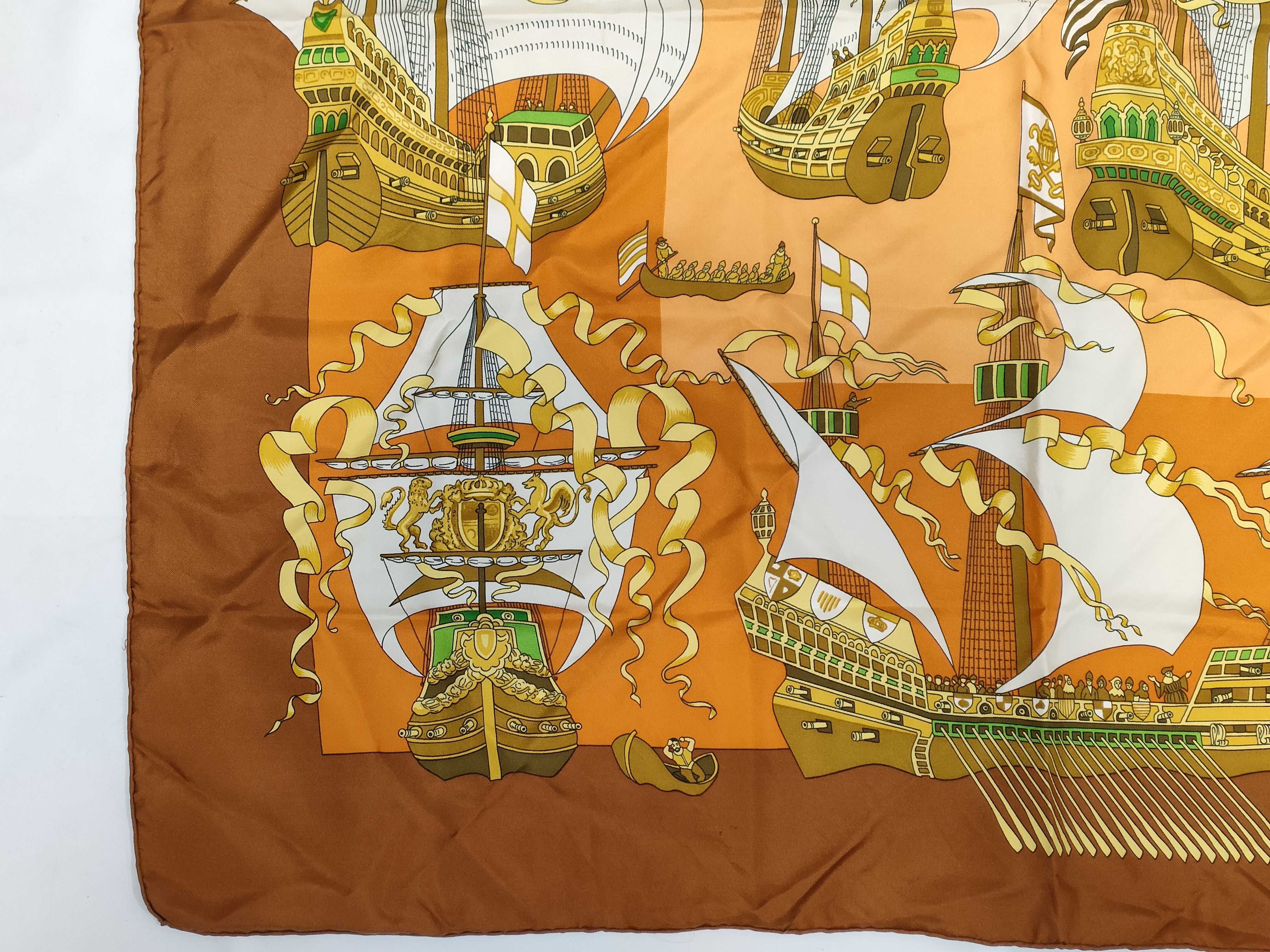 Hermès Silk Carré 90 Scarf in Armada Pattern