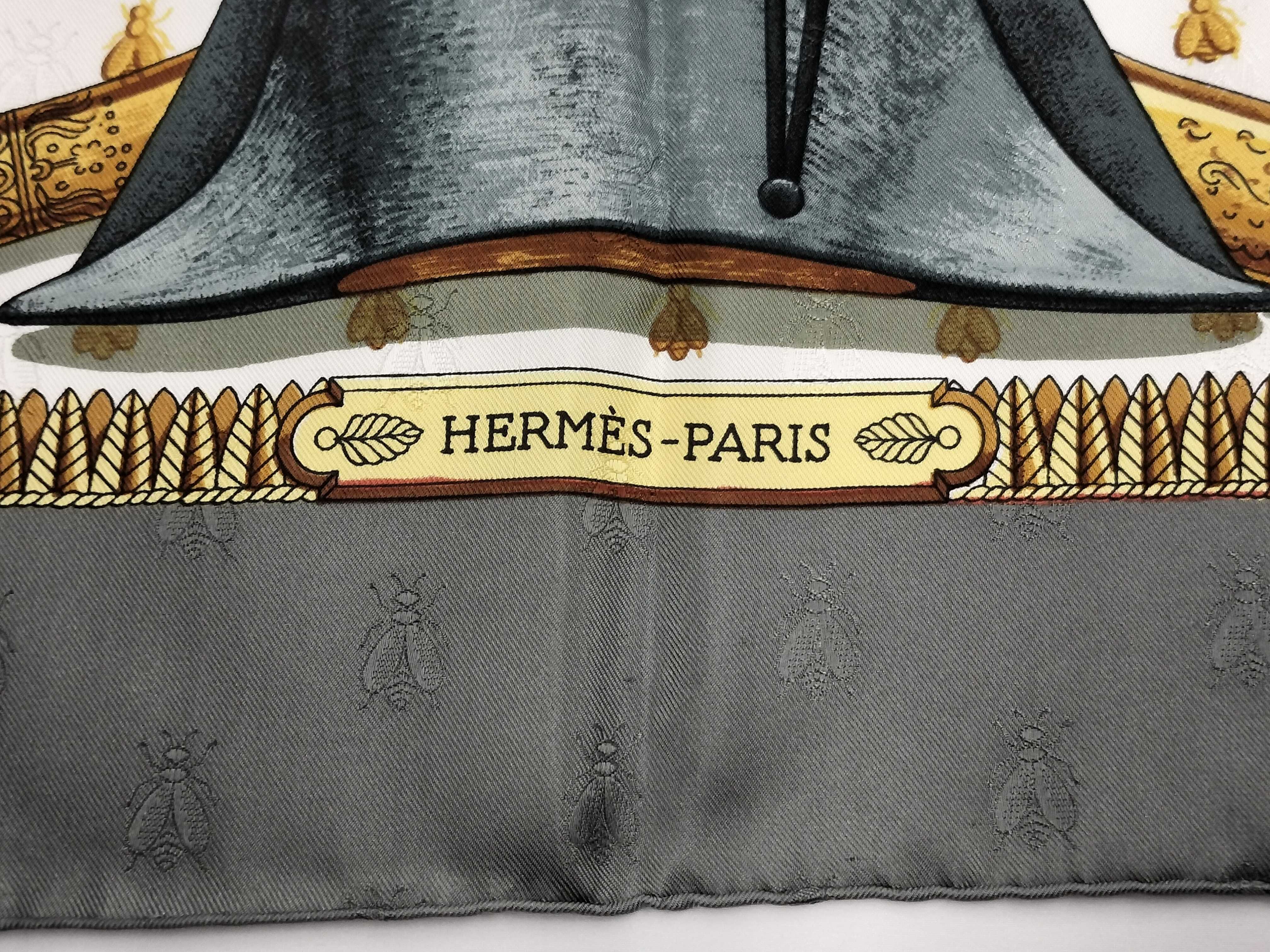 Hermès Napoléon Philippe Ledoux Jacquard Silk Scarf