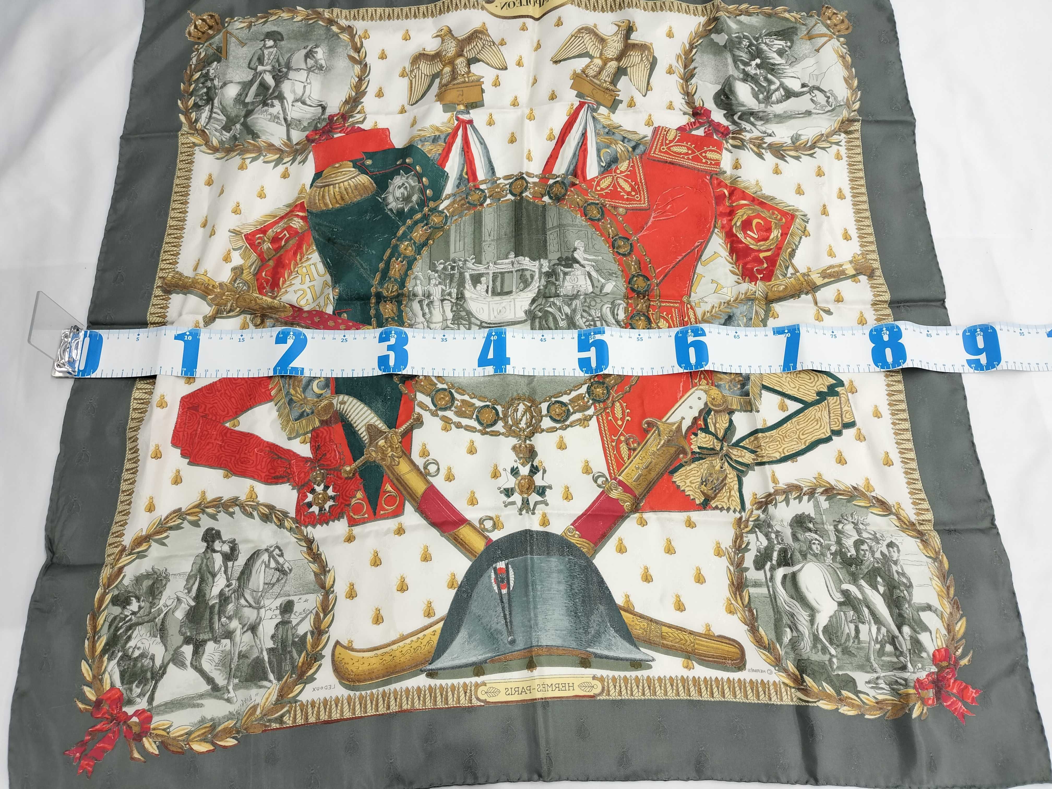 Hermès Napoléon Philippe Ledoux Jacquard Silk Scarf