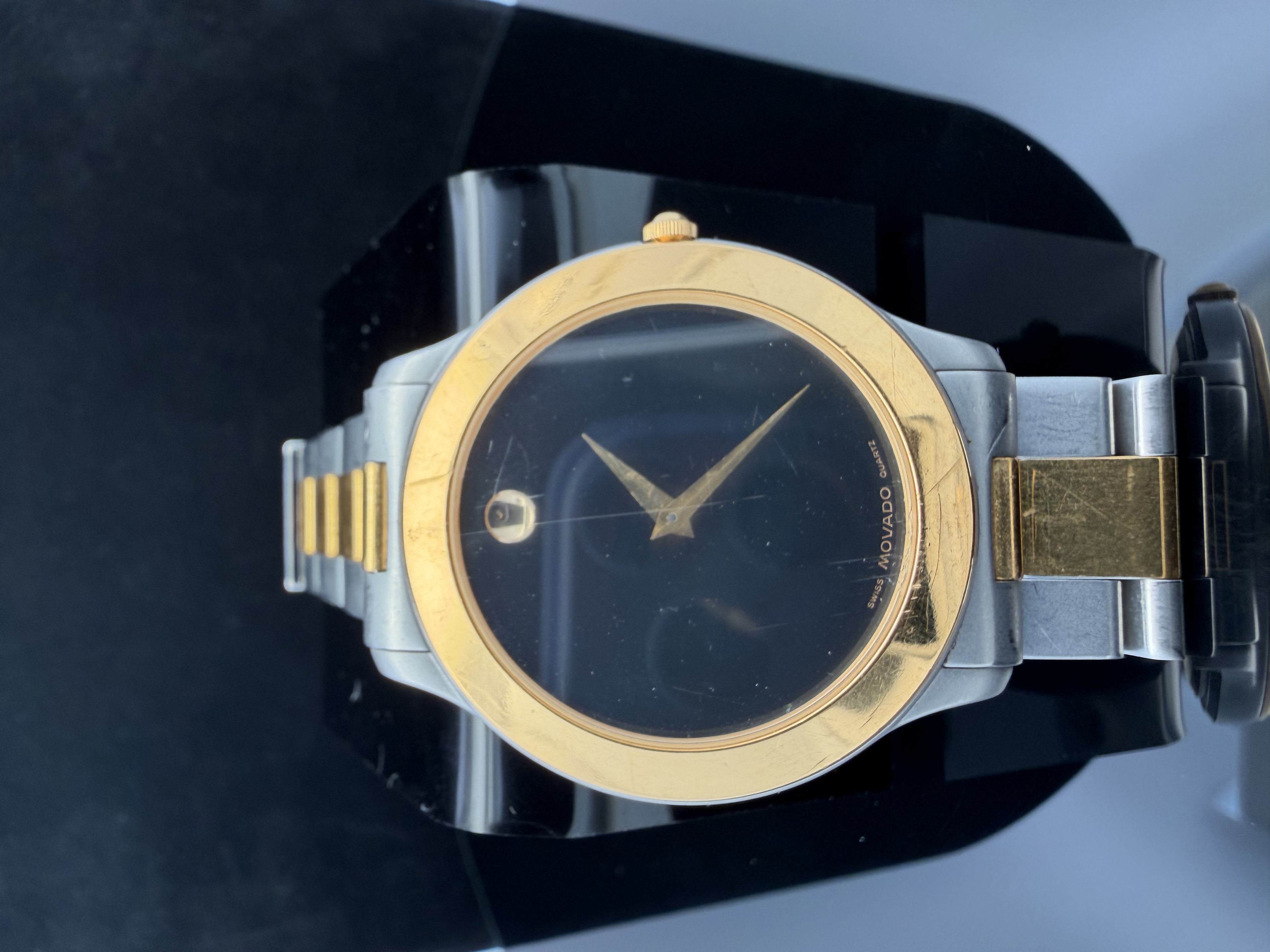 Movado Two Tone Swiss Made Watch