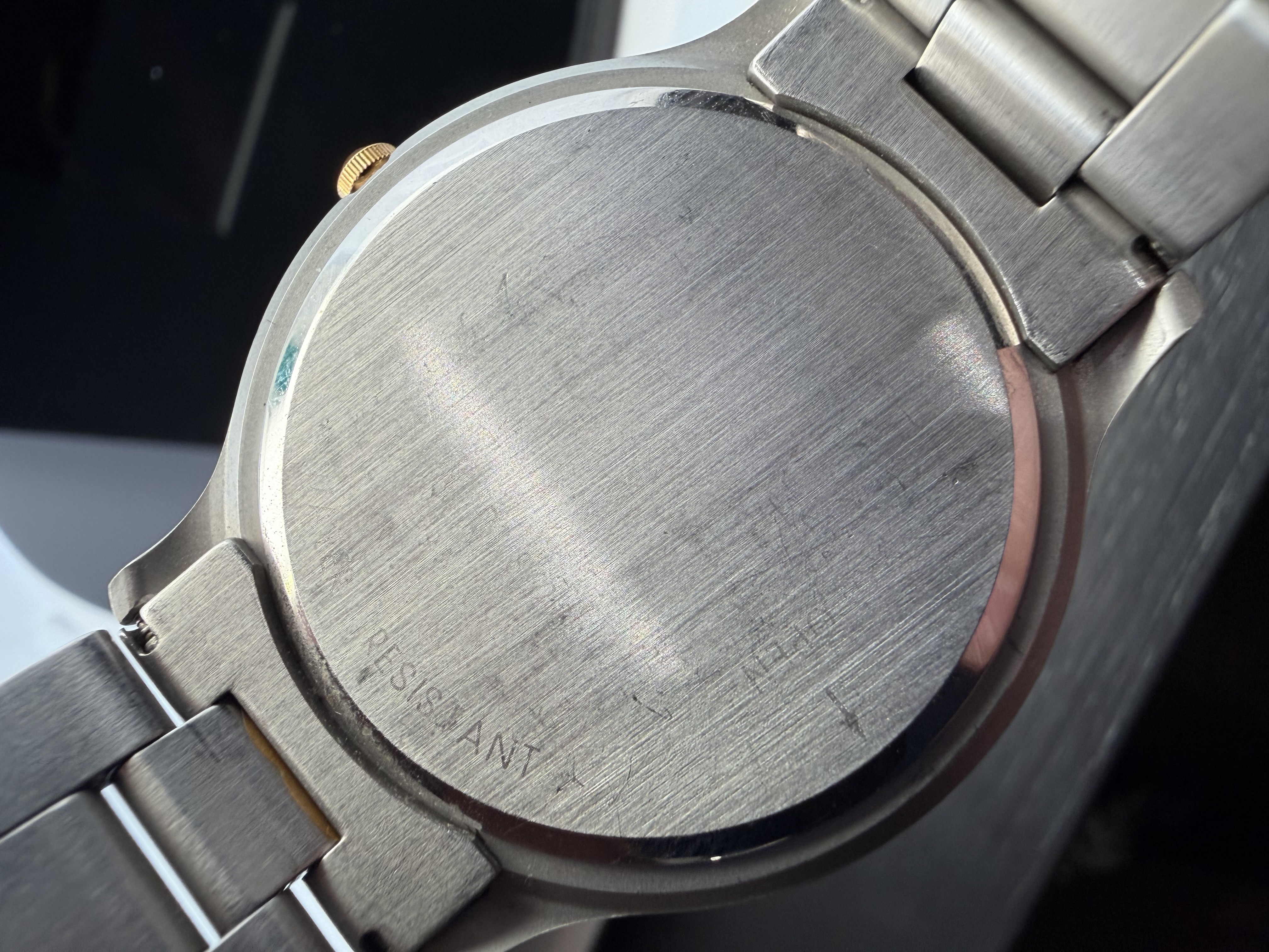 Movado Two Tone Swiss Made Watch