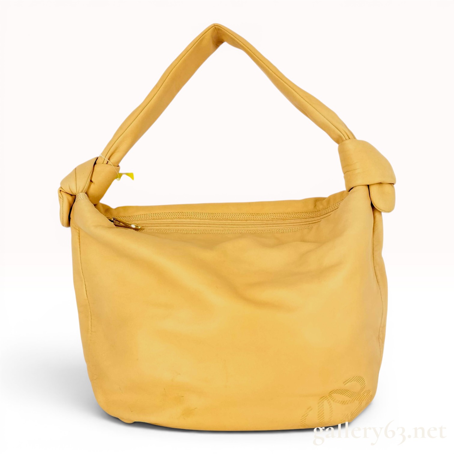 Vintage Loewe Nappa Leather Knot Hobo Bag