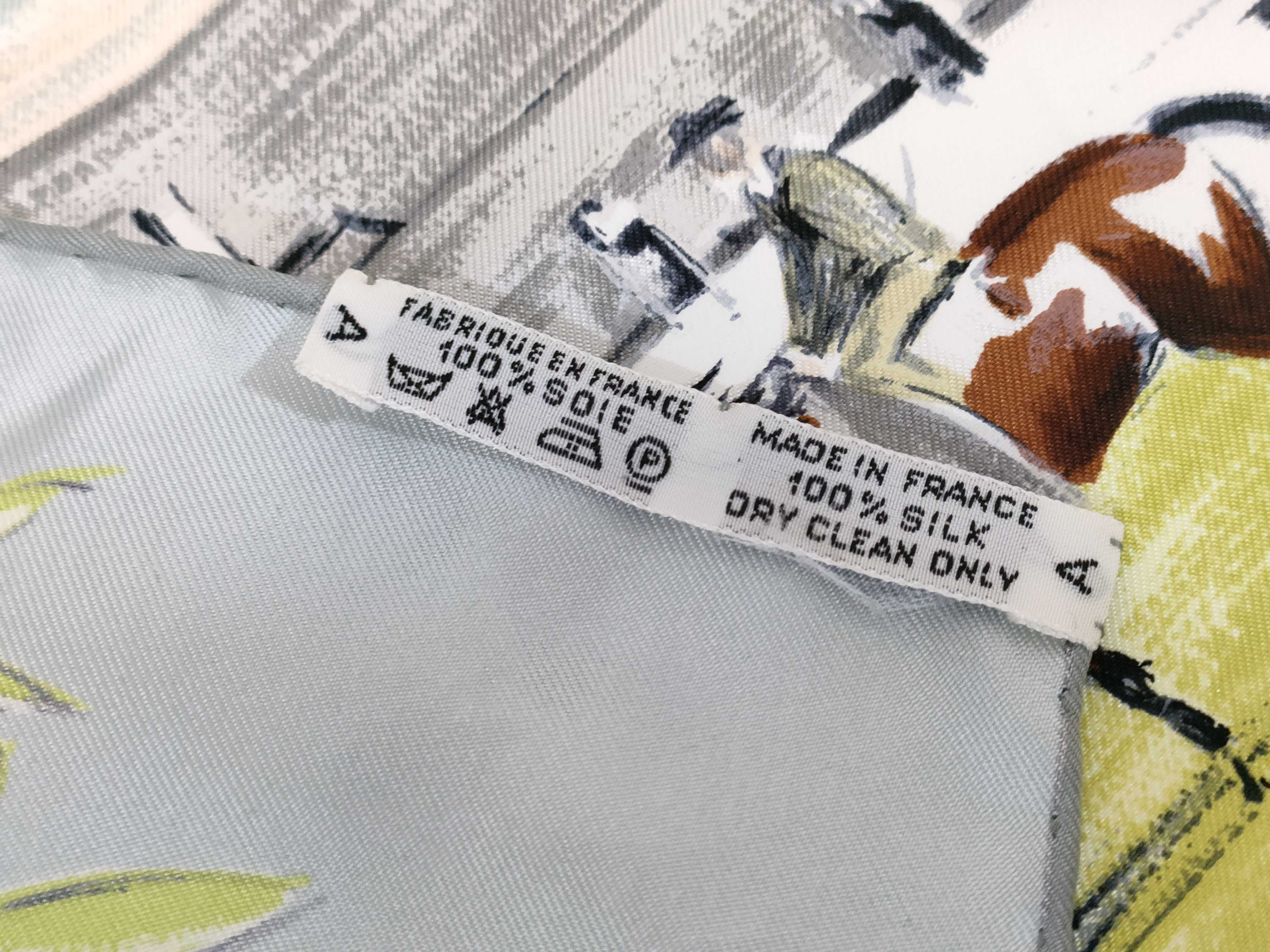 Hermès Maurice Taquoy Chantilly Silk Scarf