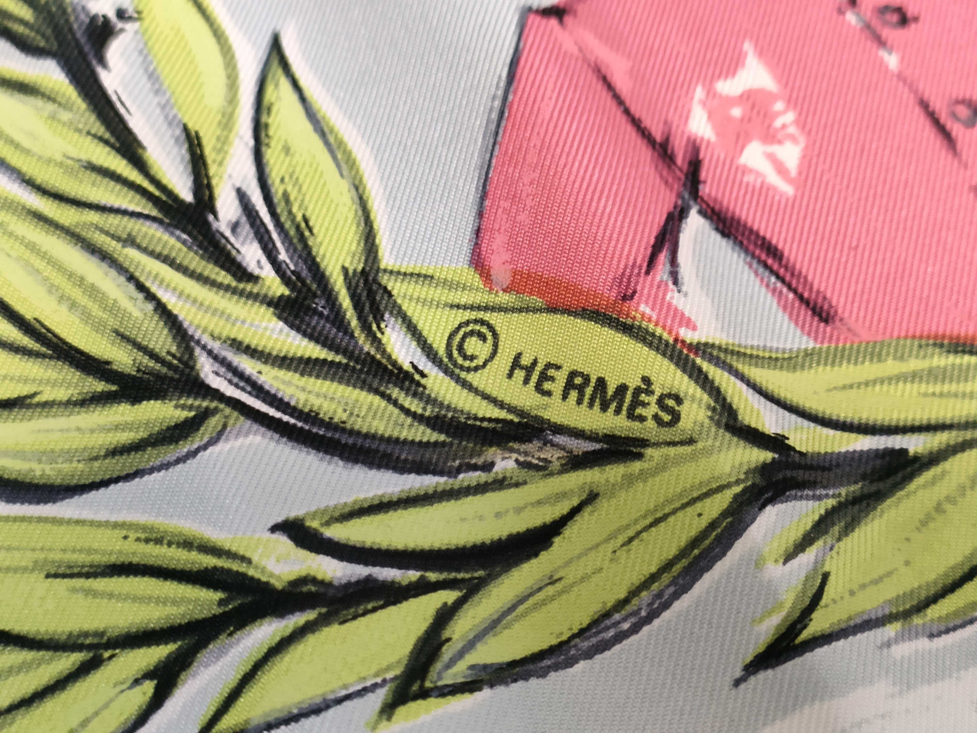 Hermès Maurice Taquoy Chantilly Silk Scarf