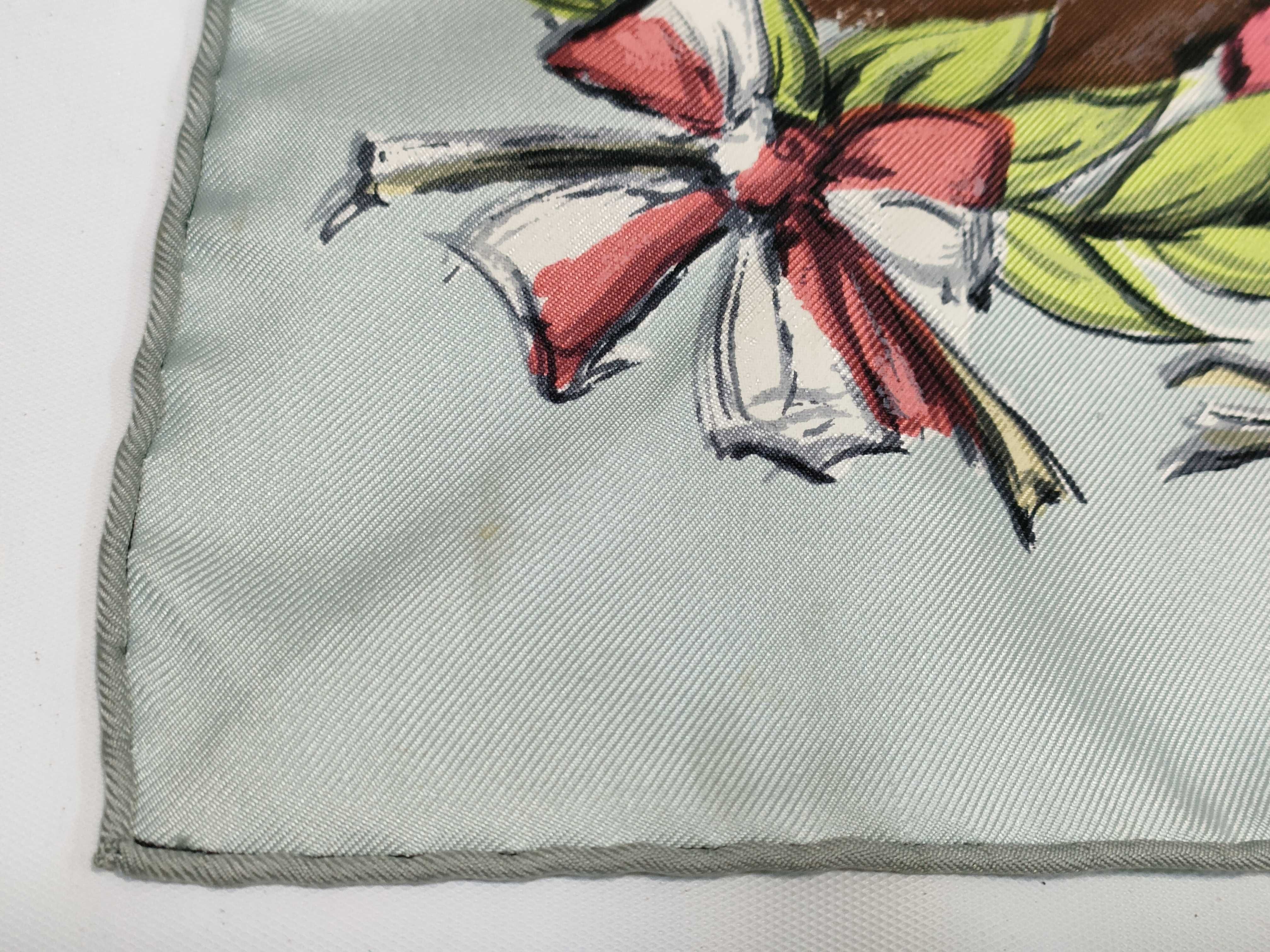 Hermès Maurice Taquoy Chantilly Silk Scarf