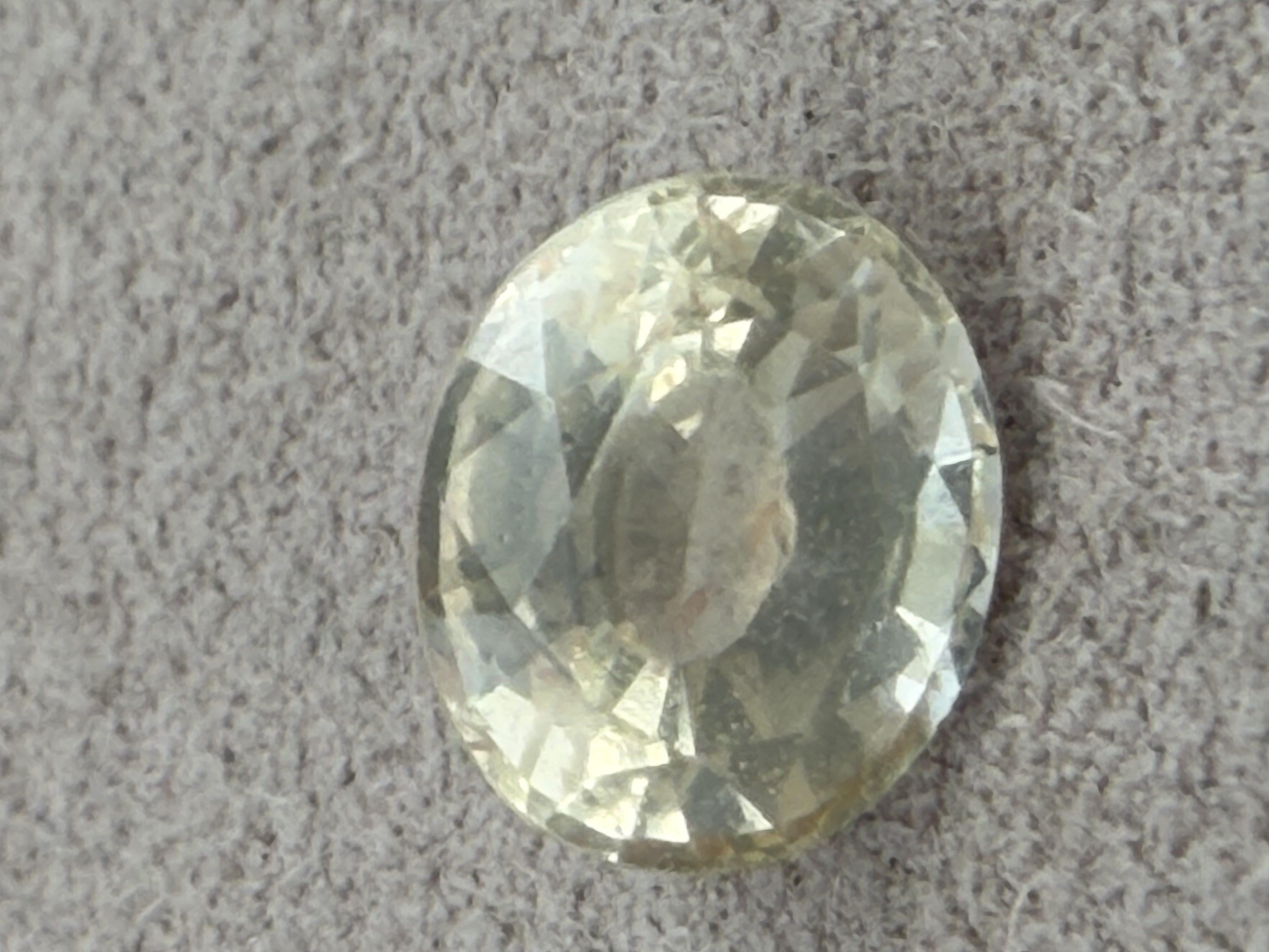 1.35 Carat Natural Certified Yellow Sapphire