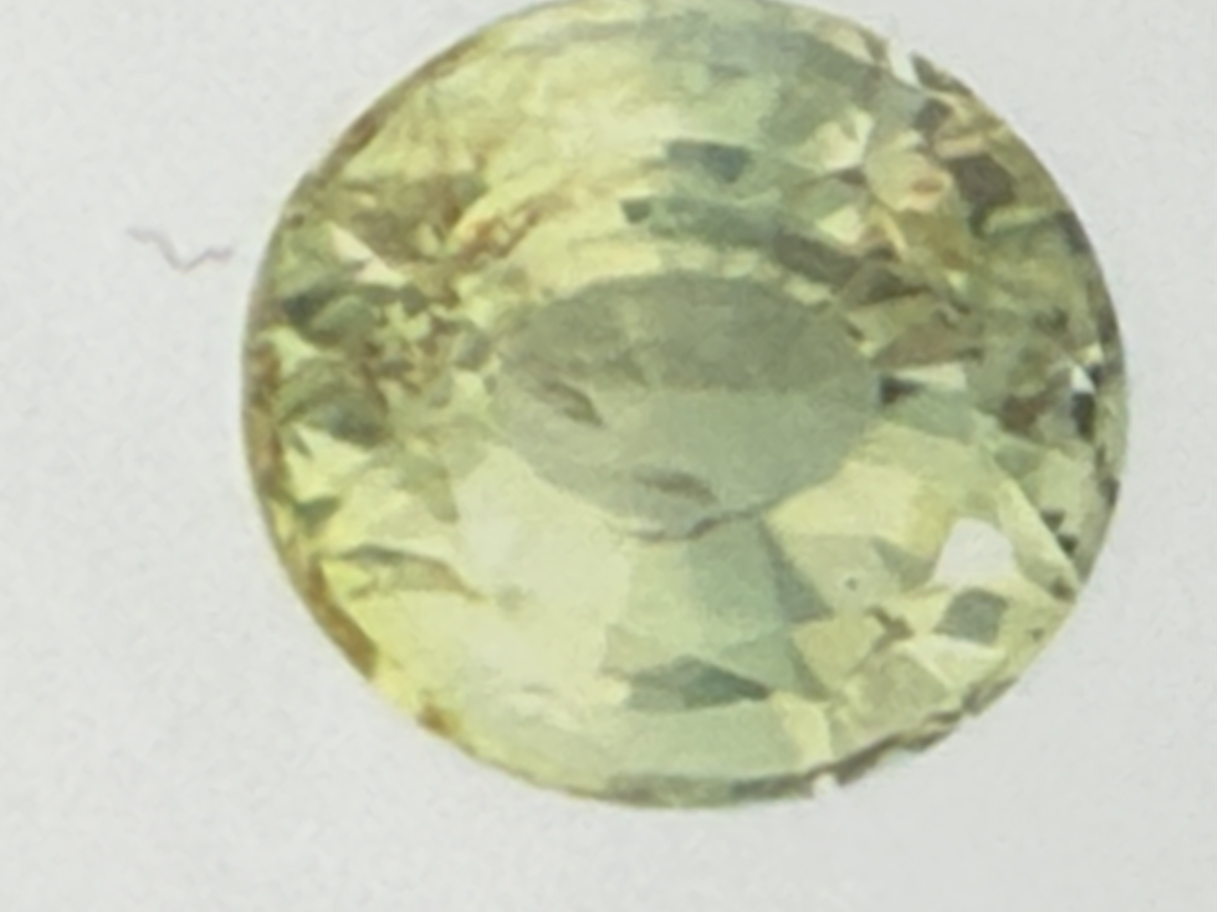 1.35 Carat Natural Certified Yellow Sapphire