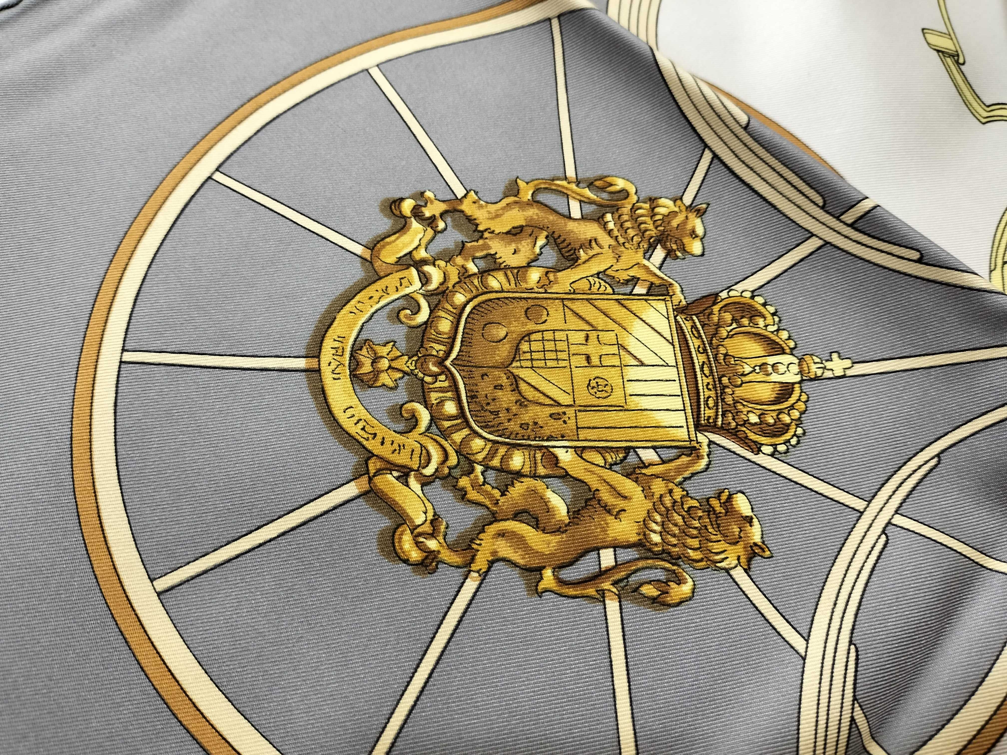 Hermès Springs Silk Scarf by Philippe Ledoux