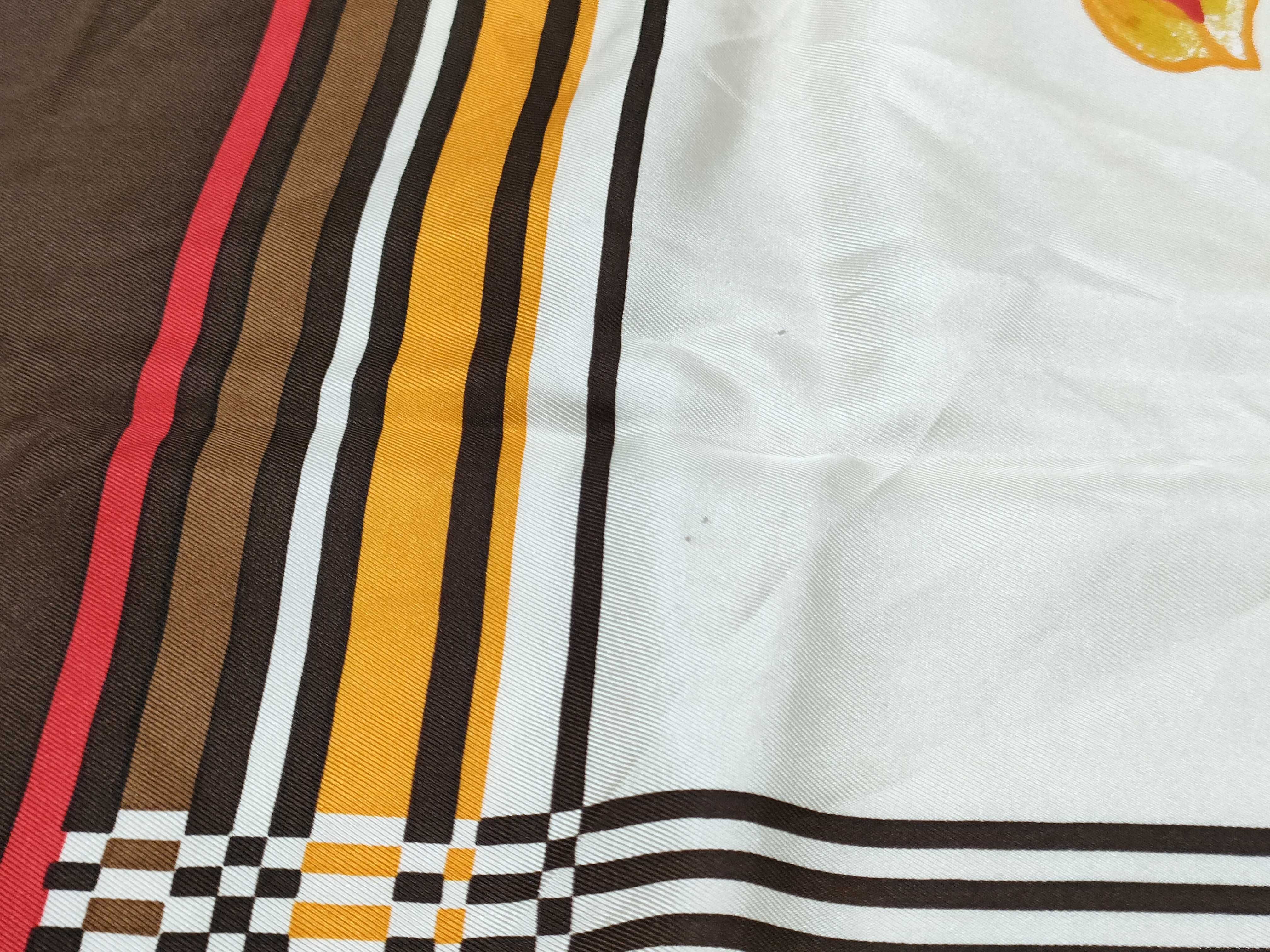 A Group of Five Christian Dior Silk Scarves