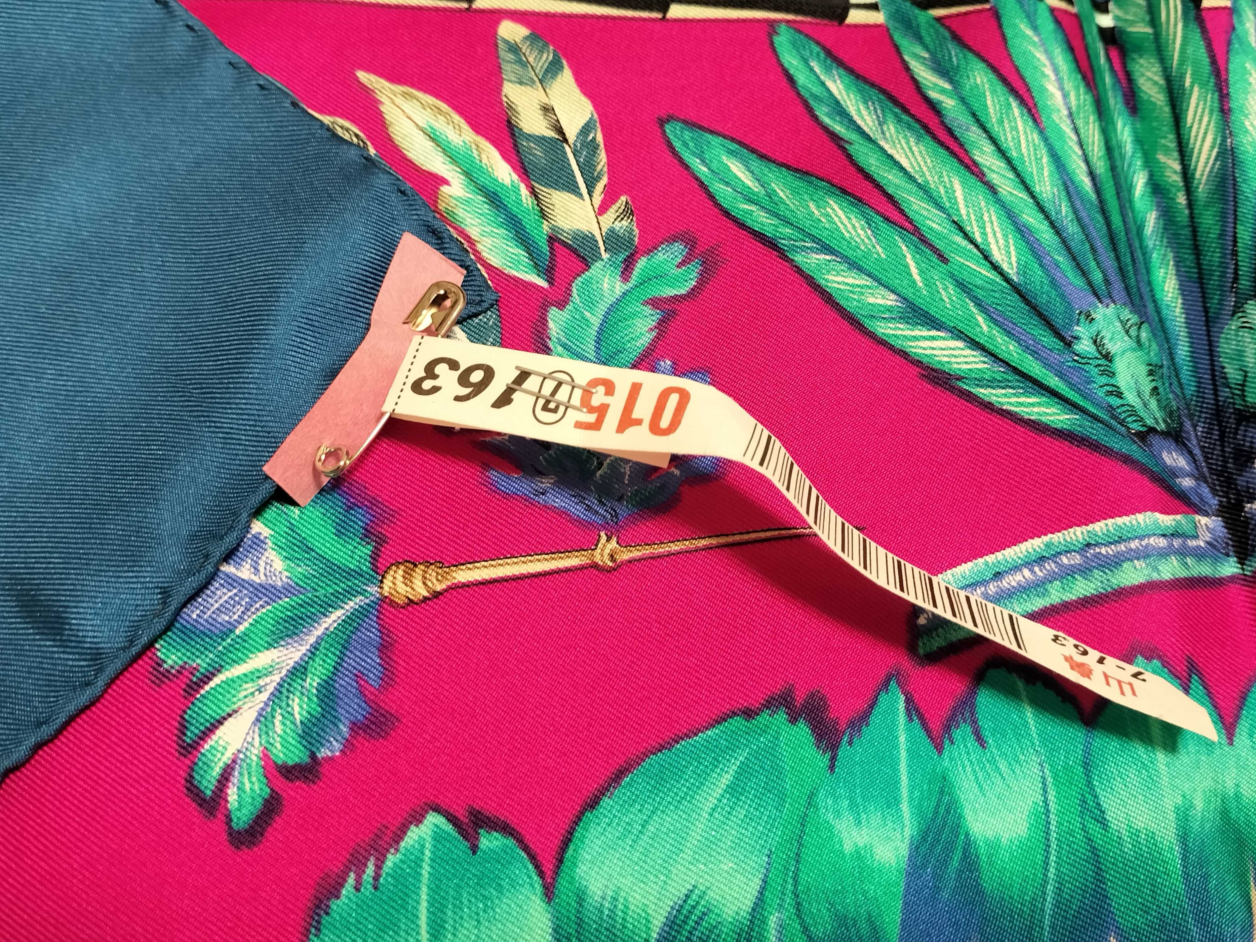 Hermès Brazil Silk Twill Scarf with box