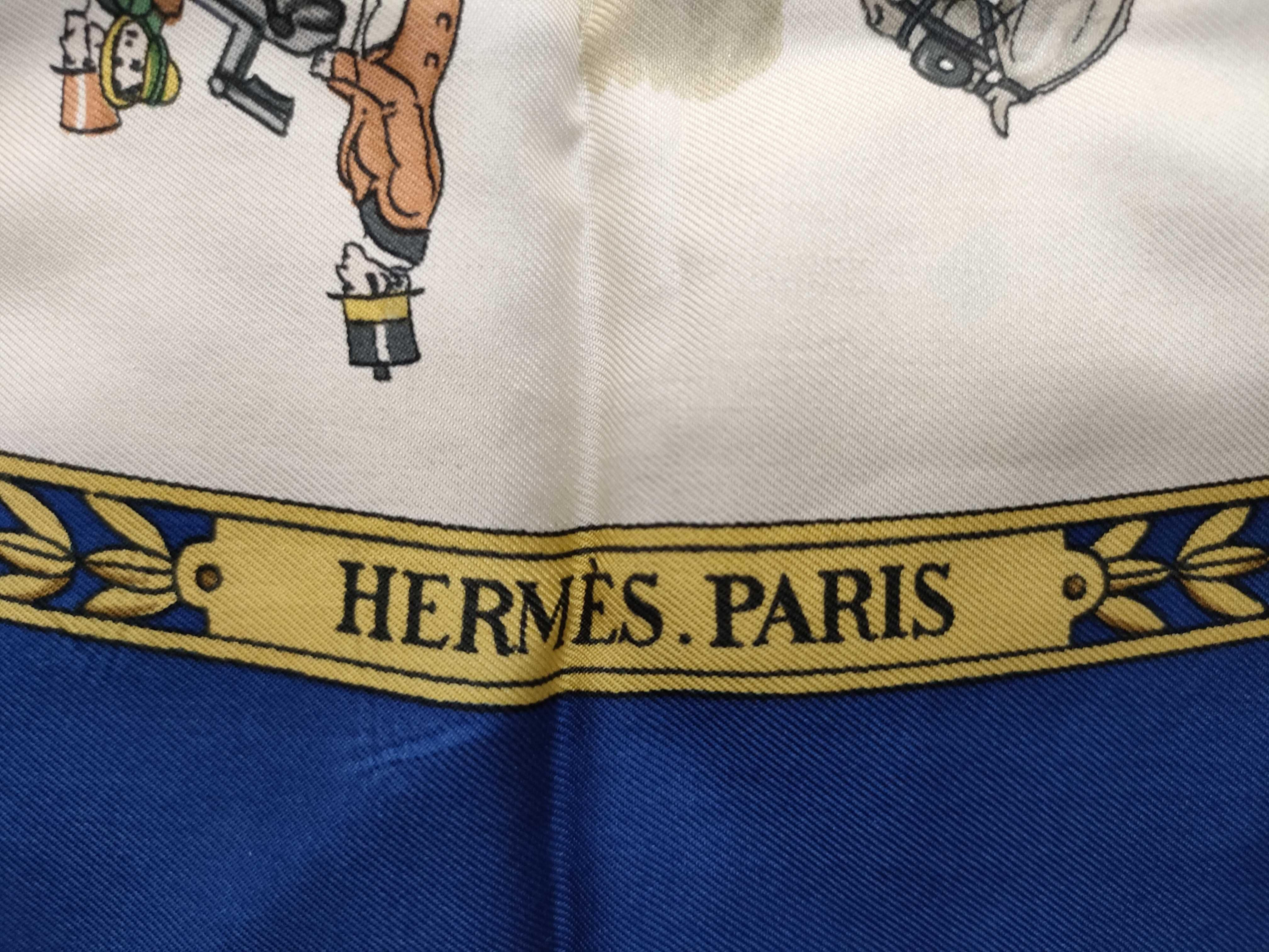 Hermes La Promenade de Longchamps Silk Scarf