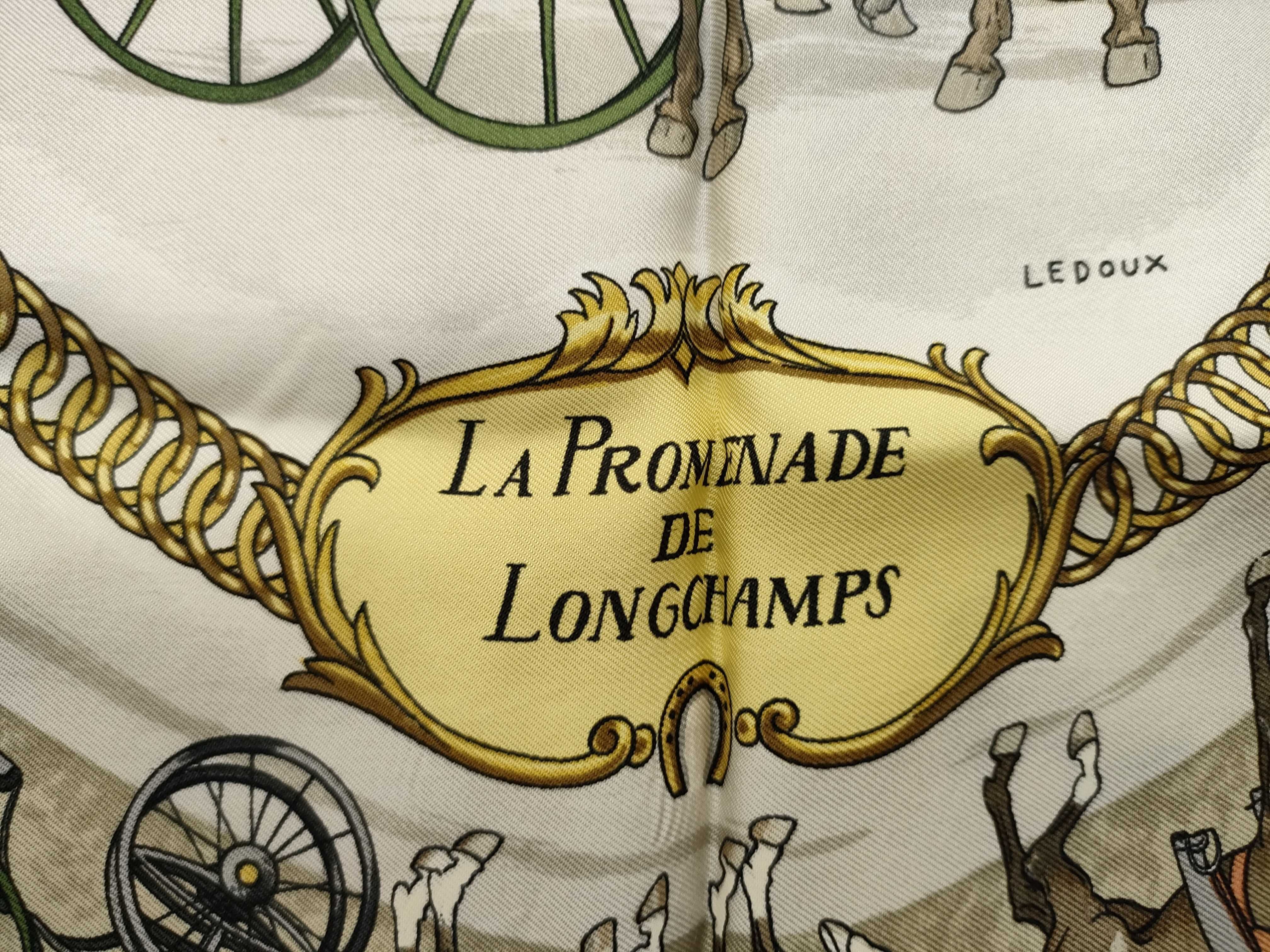 Hermes La Promenade de Longchamps Silk Scarf