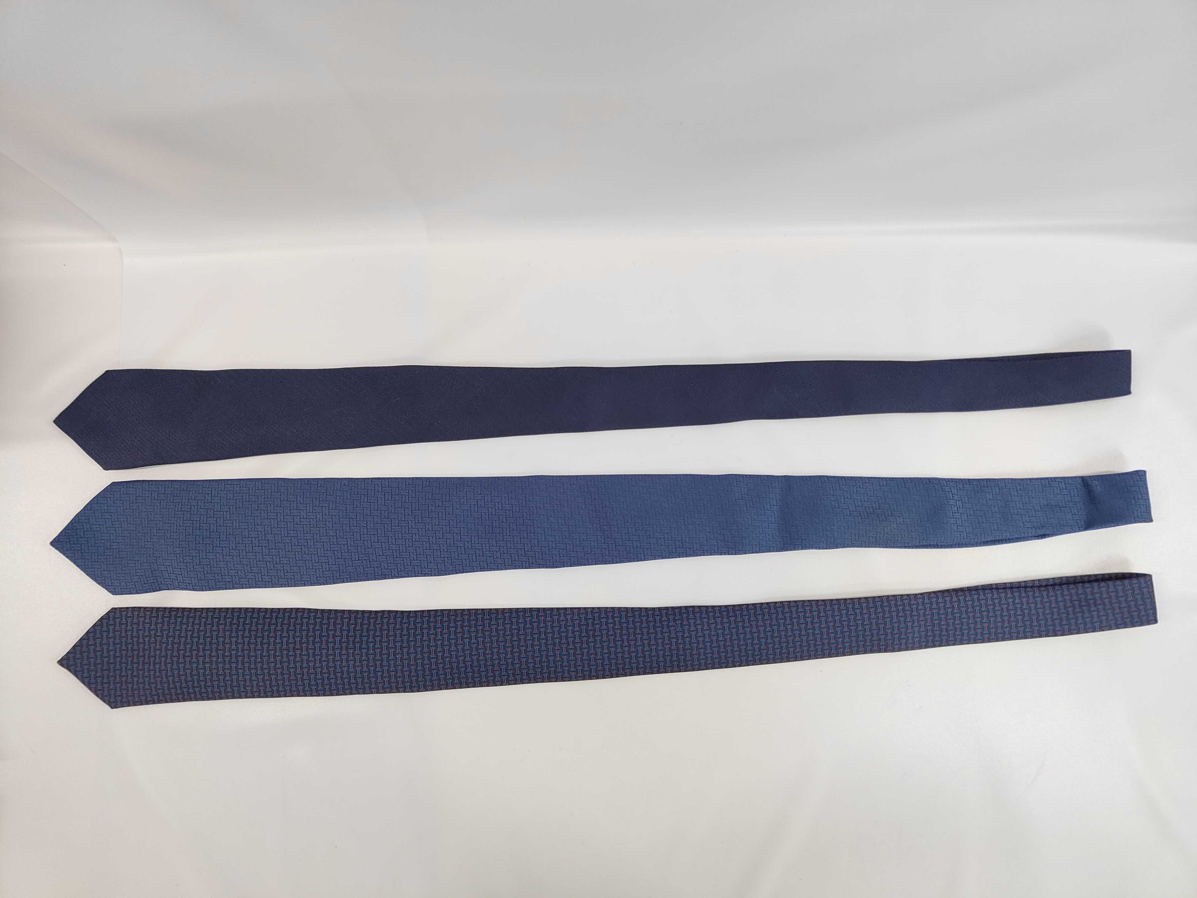 Three Hermès Paris Silk Neckties