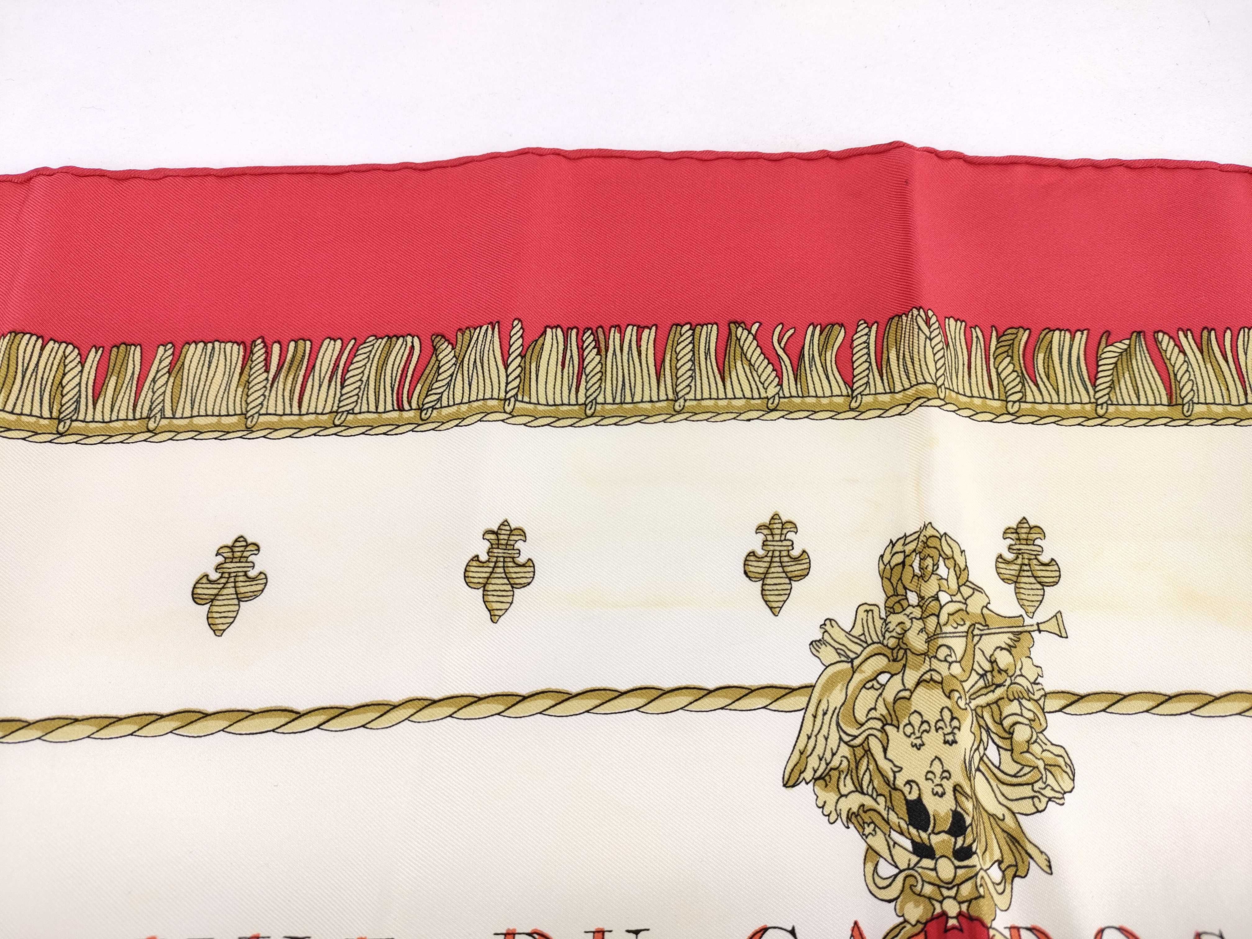 Hermès Silk Scarf Vue du Carrosse de la Galère La Réale Hugo Grygkar 1953