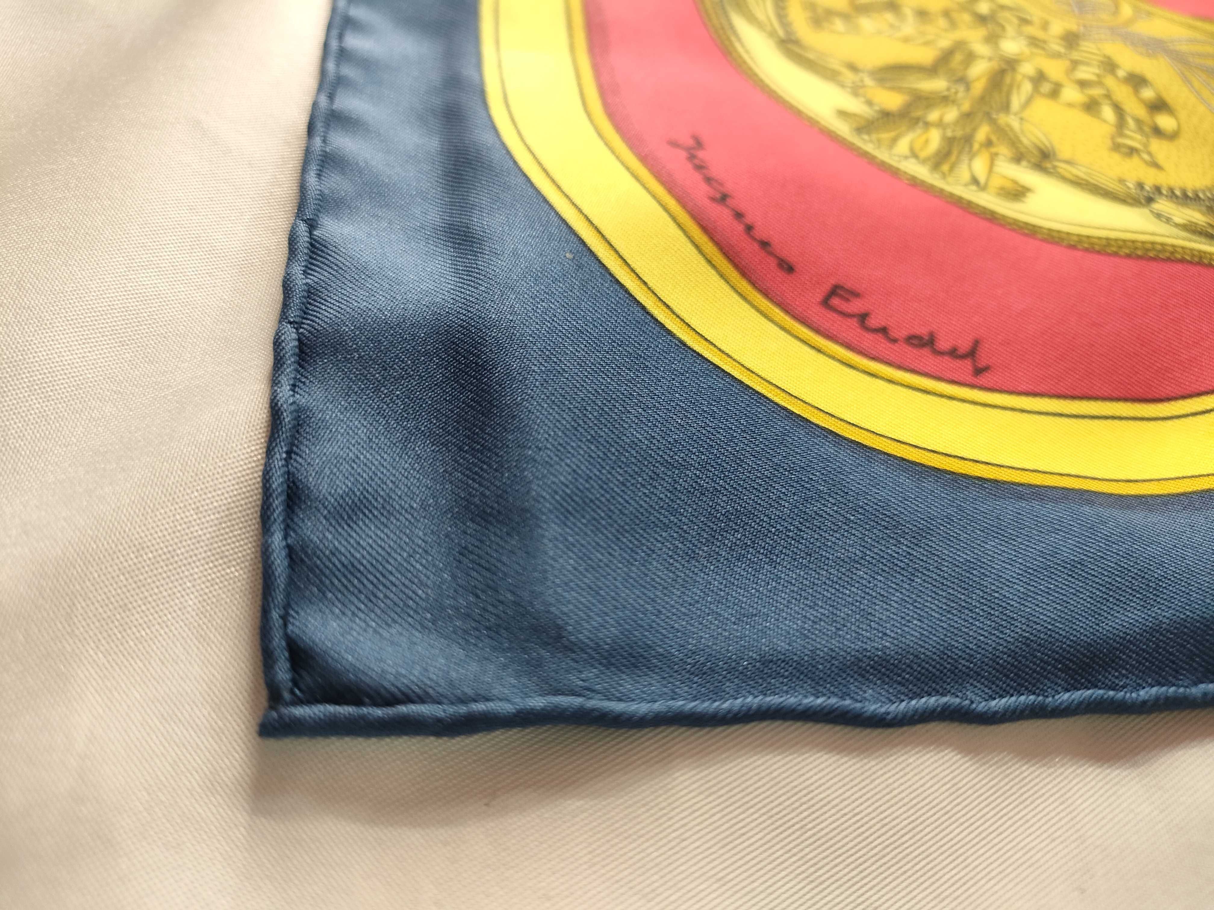 Hermès Grand Apparat Silk Scarf designed by Jacques Eudel
